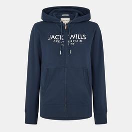 Jack Wills Graphic Zip Hoodie