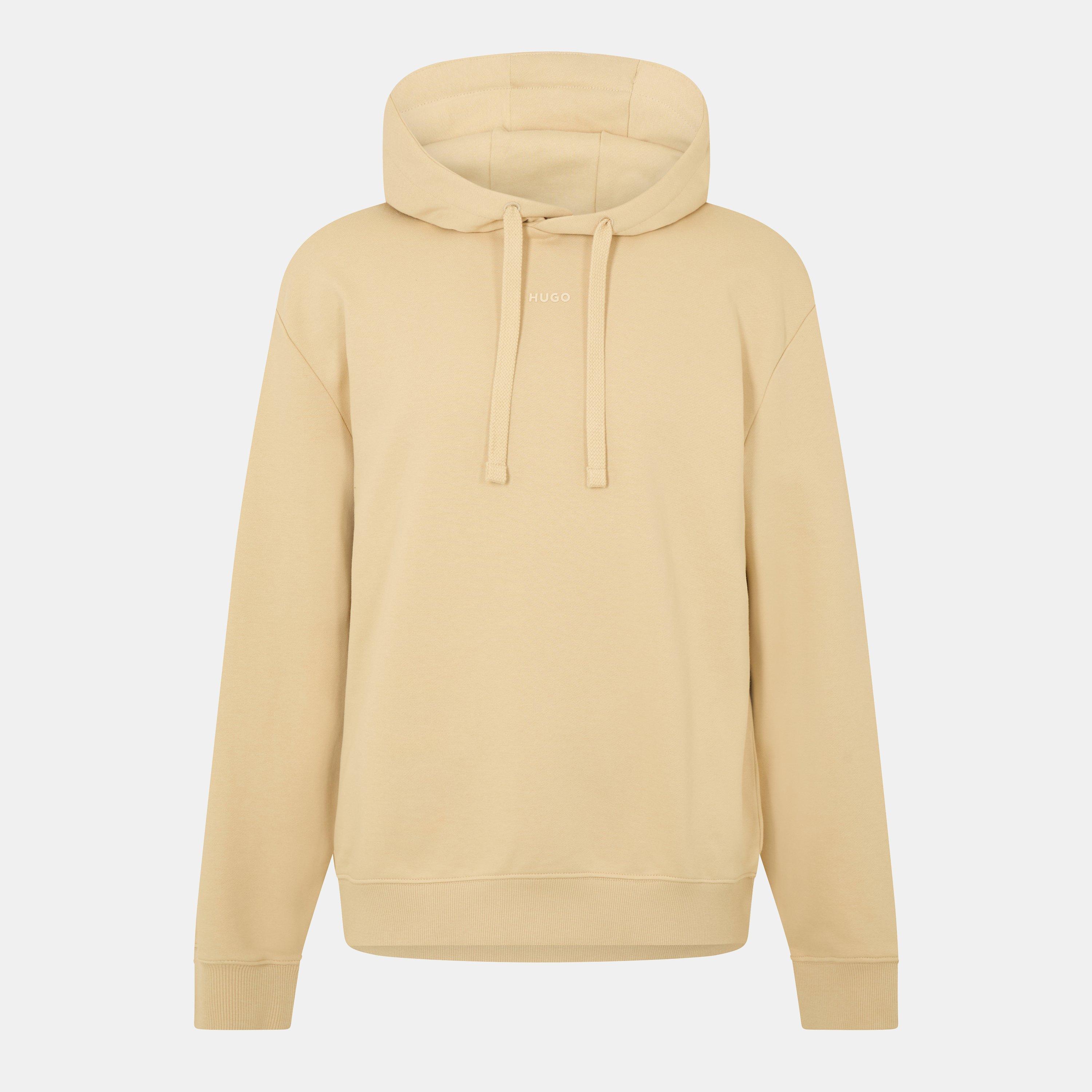 Hugo Men's Logo Hoodie - Open Beige - X Small