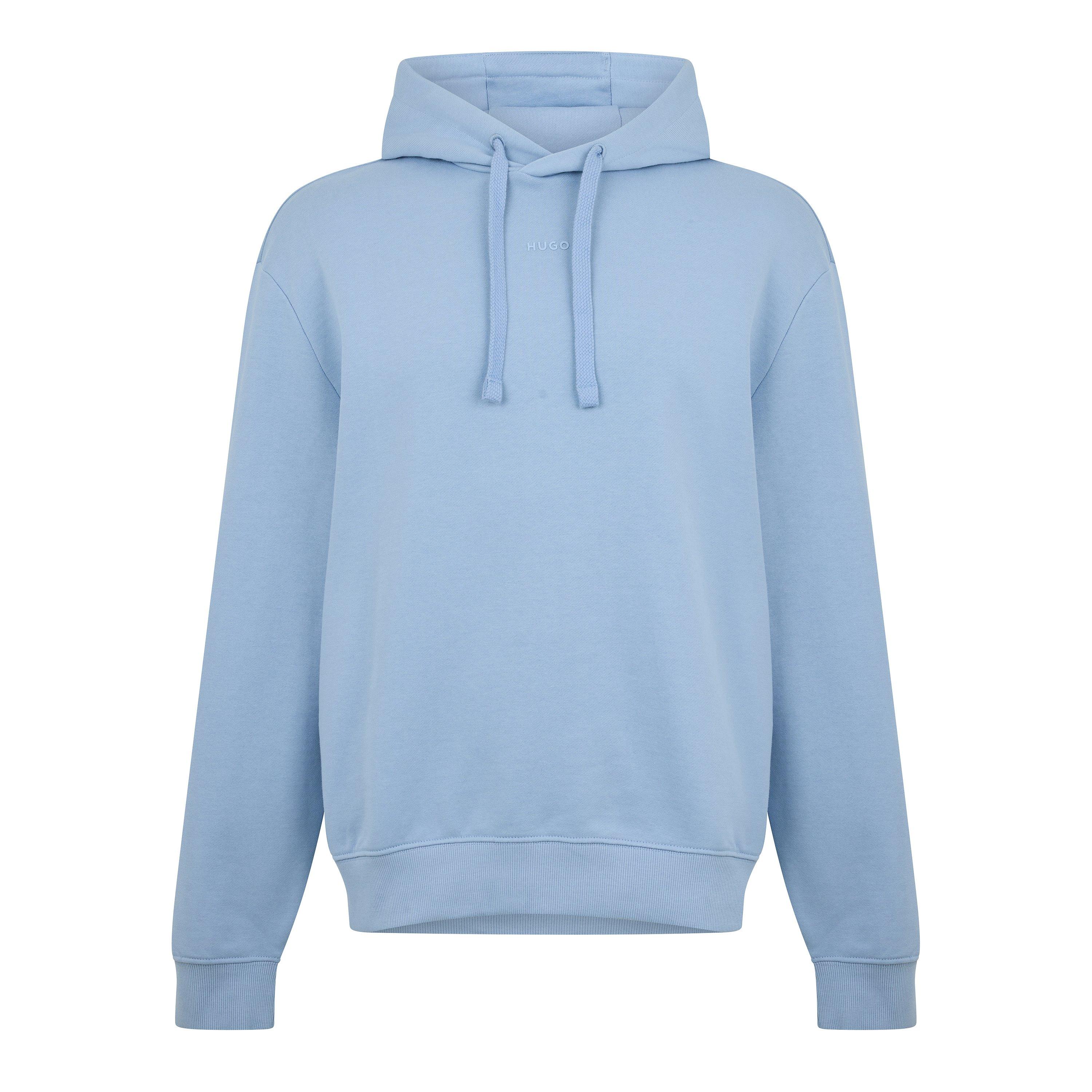 Hugo Men's Logo Hoodie - Open Blue - Small