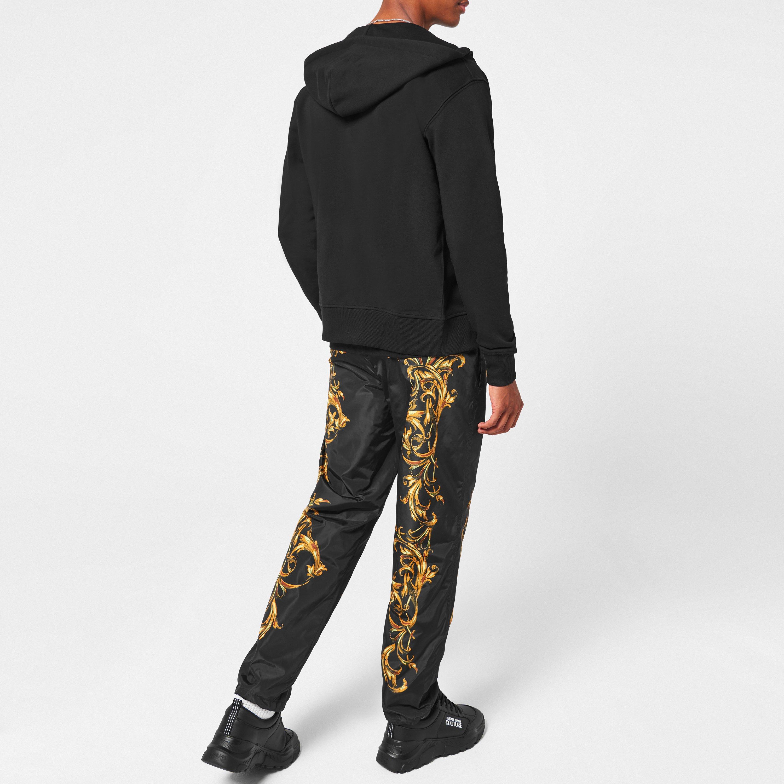 Black G89 - Versace Jeans Couture - Foil Stamp Zip Hoodie - 4