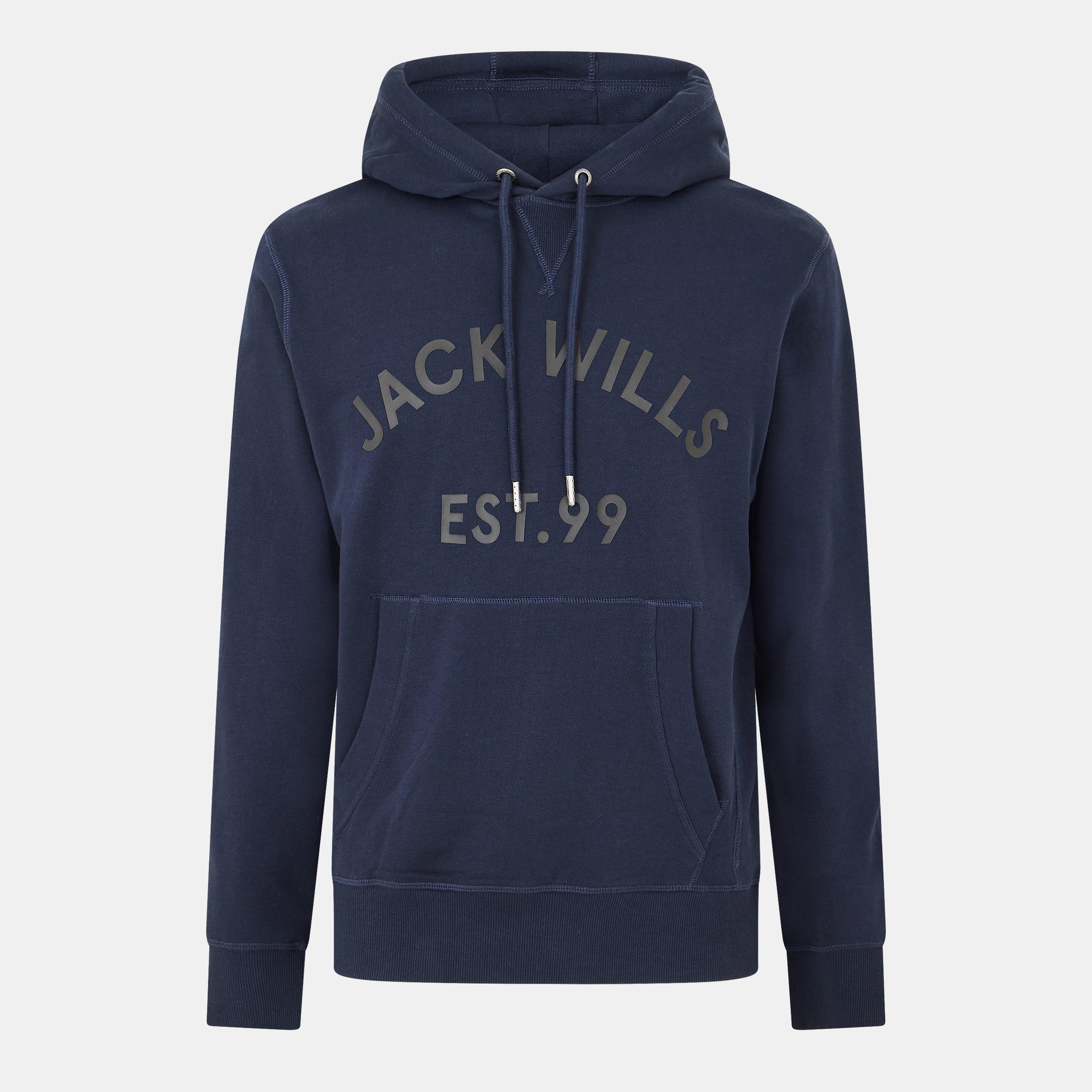 JW P BB Fecho Relâmpago Capuz Sn99 - Jack Wills - JW Statement Over the Head Hoodie - 1