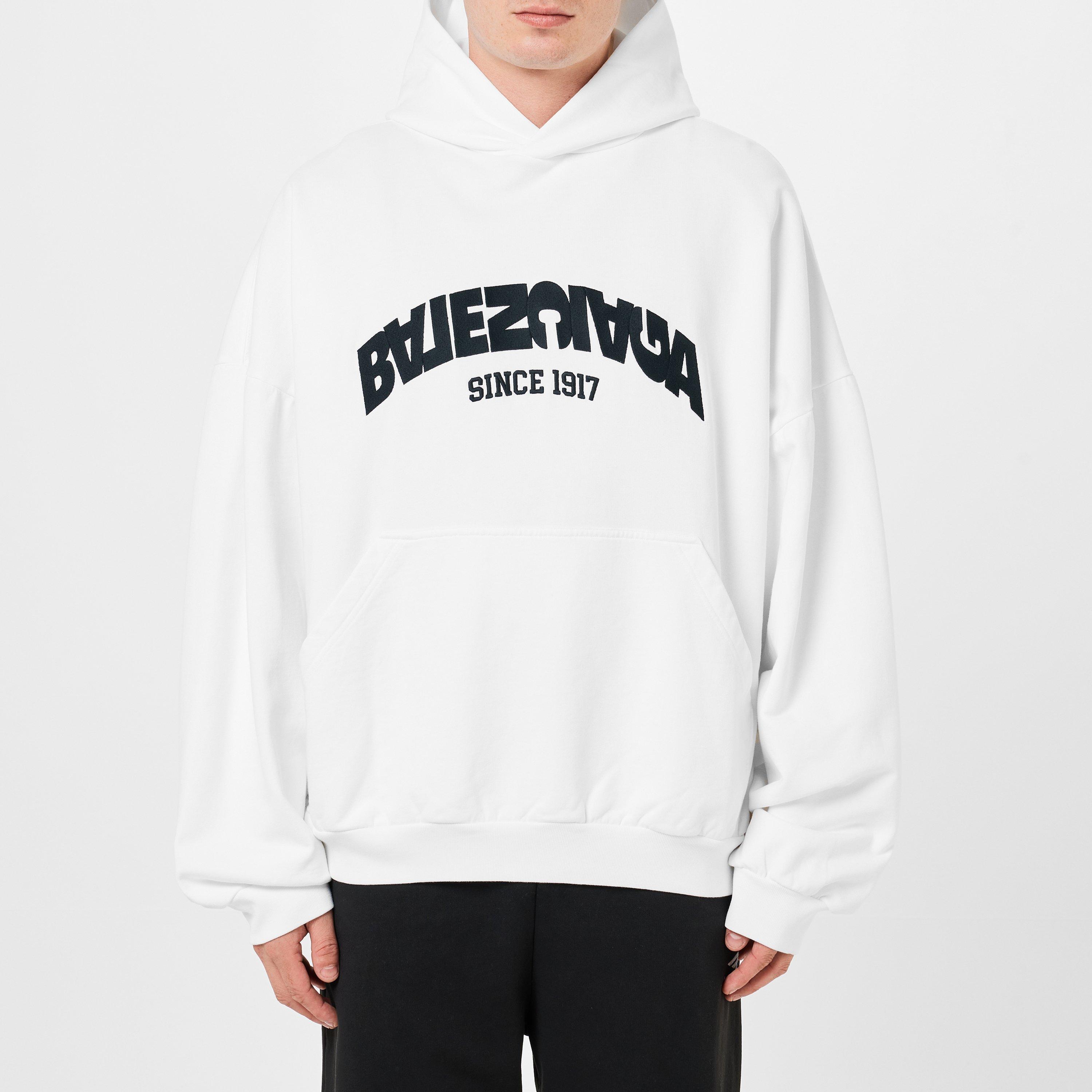 送料込直営店+BALENCIAGA+BACK FLIP ROUND HOODIE オーバーsize Balenciaga Back Flip Round Oversized Hoodie | Saks Fifth Avenue