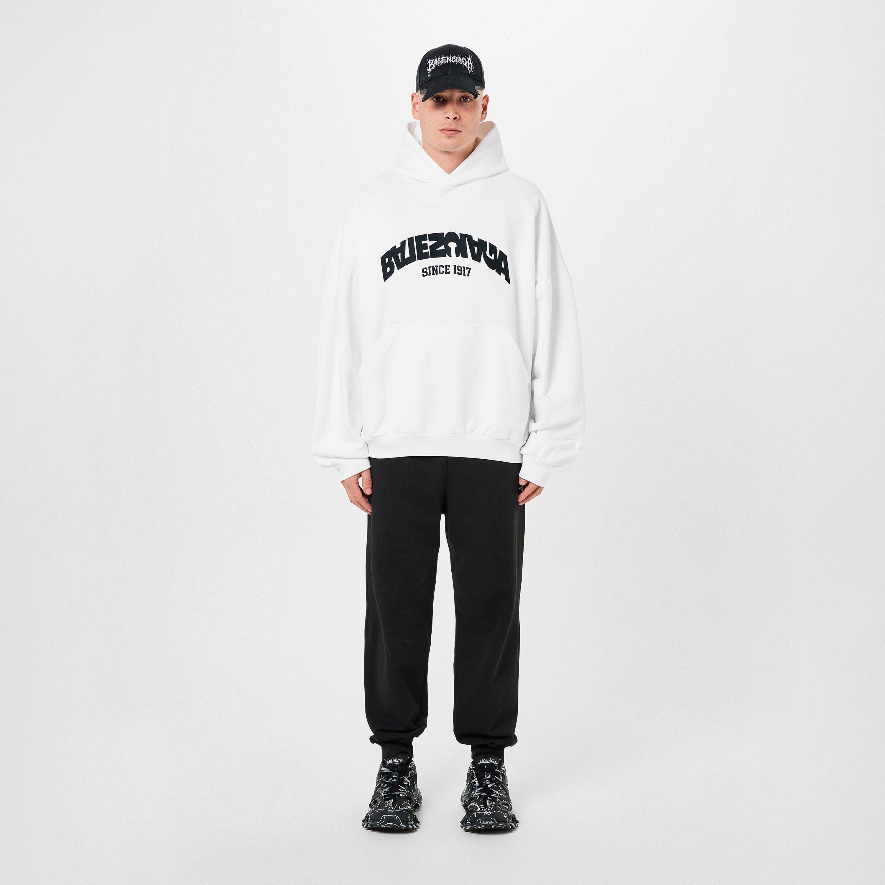 送料込直営店+BALENCIAGA+BACK FLIP ROUND HOODIE オーバーsize Balenciaga Back Flip Round Oversized Hoodie | Saks Fifth Avenue
