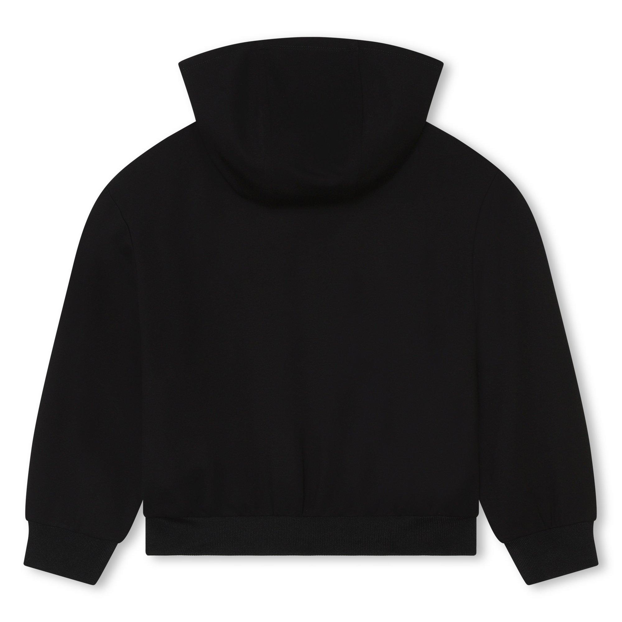 Black 09B - Boss - Kids Logo Zip Hoodie, Design Hoodie - 2