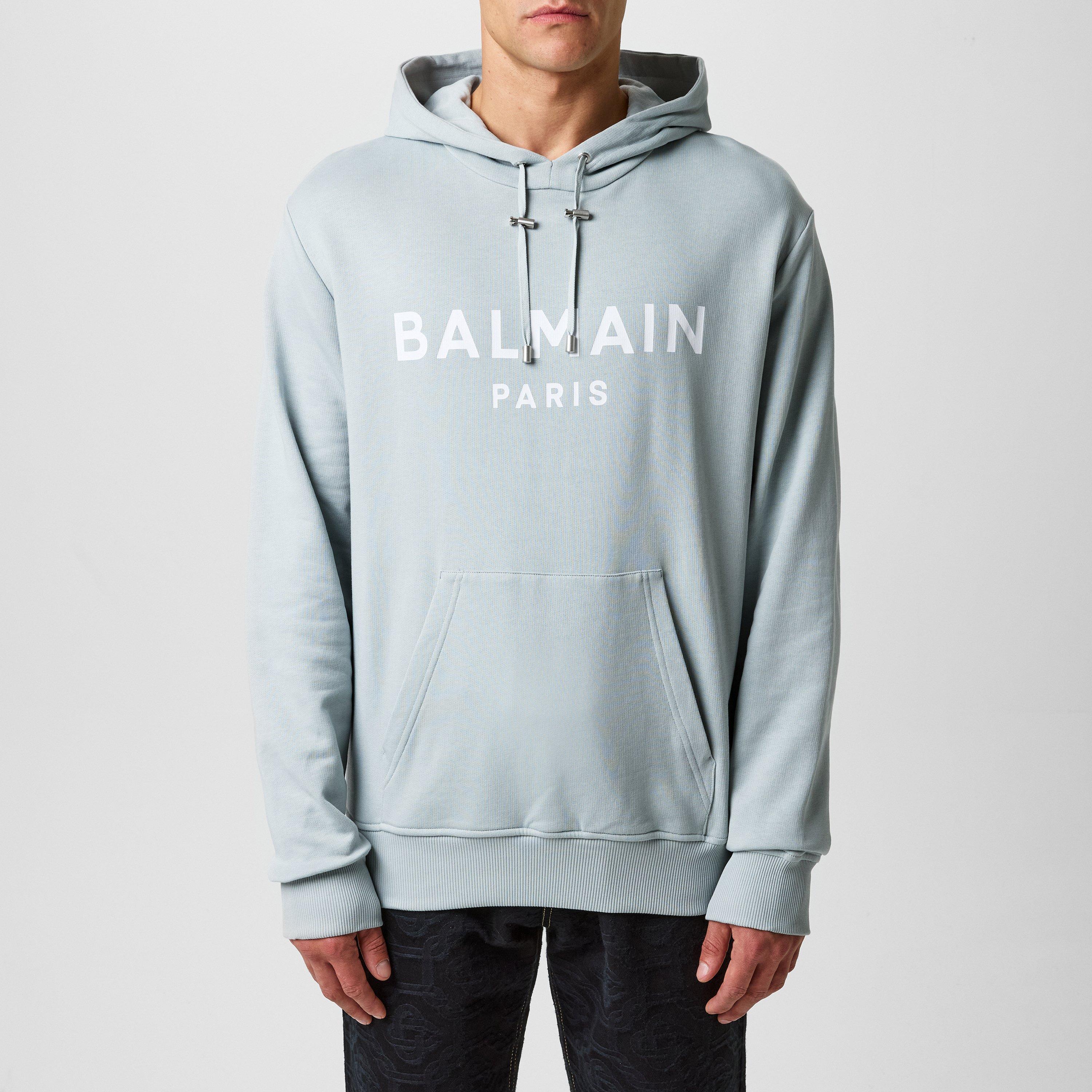 Men's Logo Cotton Printed Hoodie