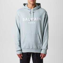 Balmain Printed Logo Hoodie