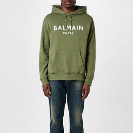 Balmain Printed Logo Hoodie