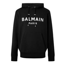 Balmain Printed Logo Hoodie