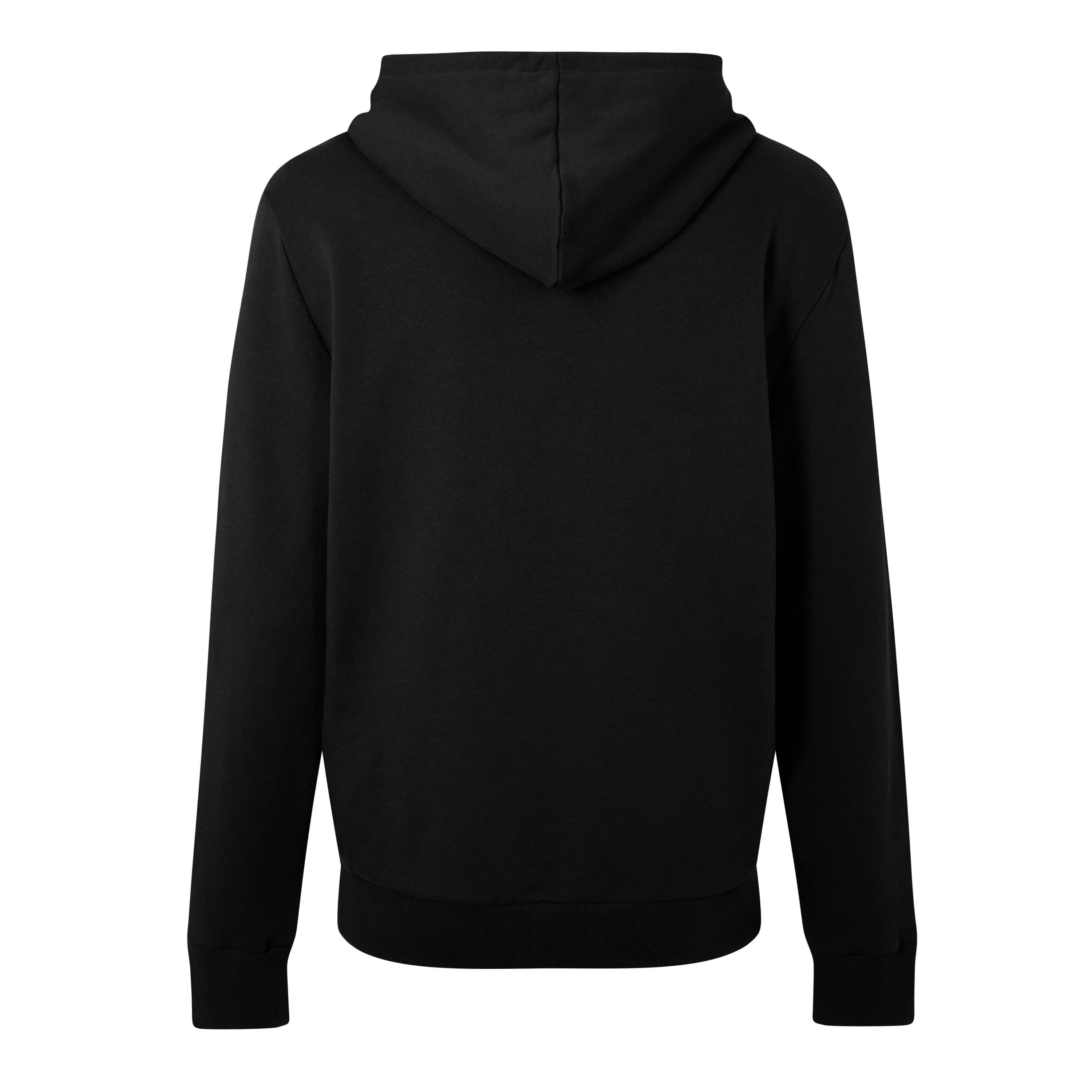 Black EAB - Balmain - Men's Logo Cotton Printed Hoodie - 8