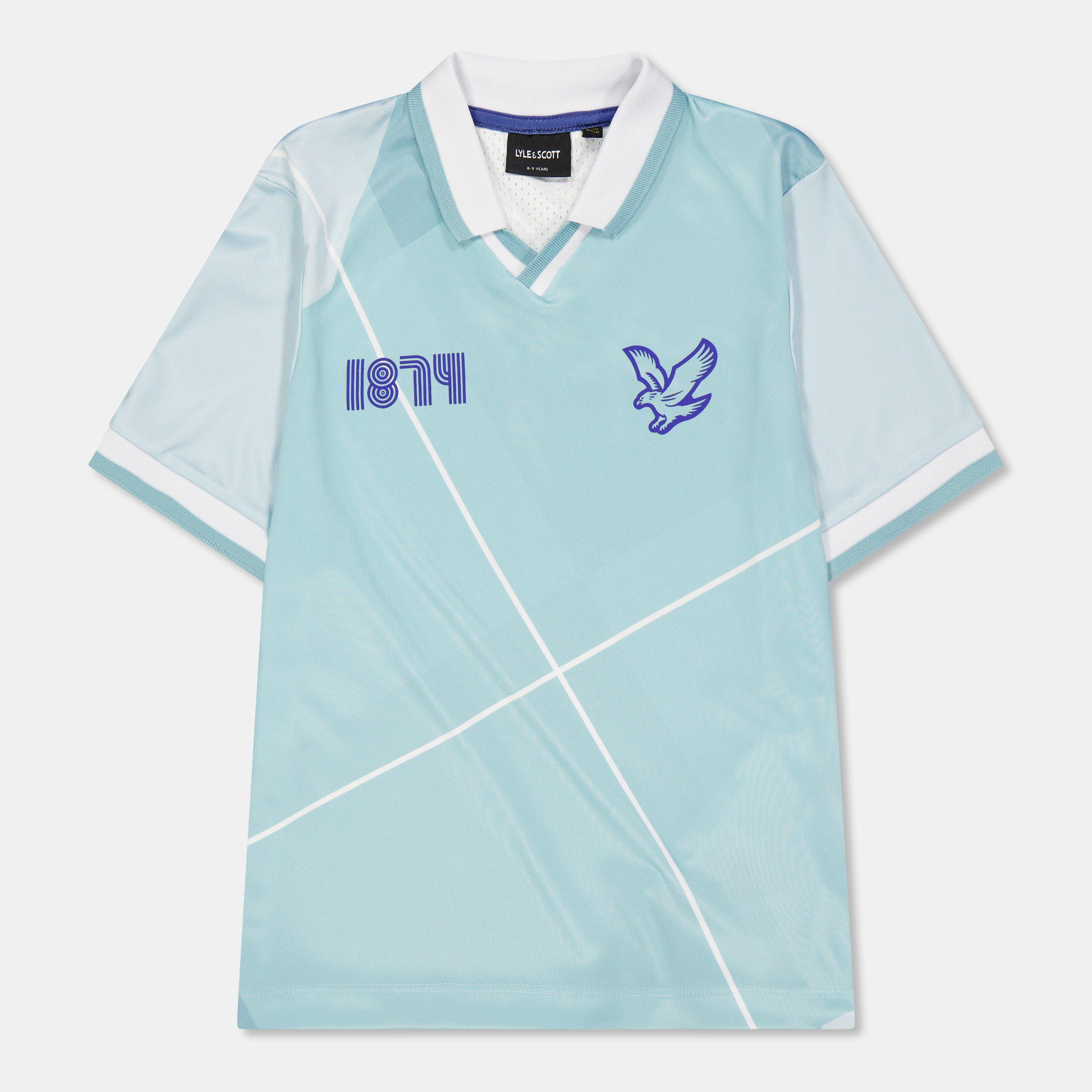 X581 Green - Lyle and Scott - Kids' Argyle Short-Sleeve Polo Shirt - 1