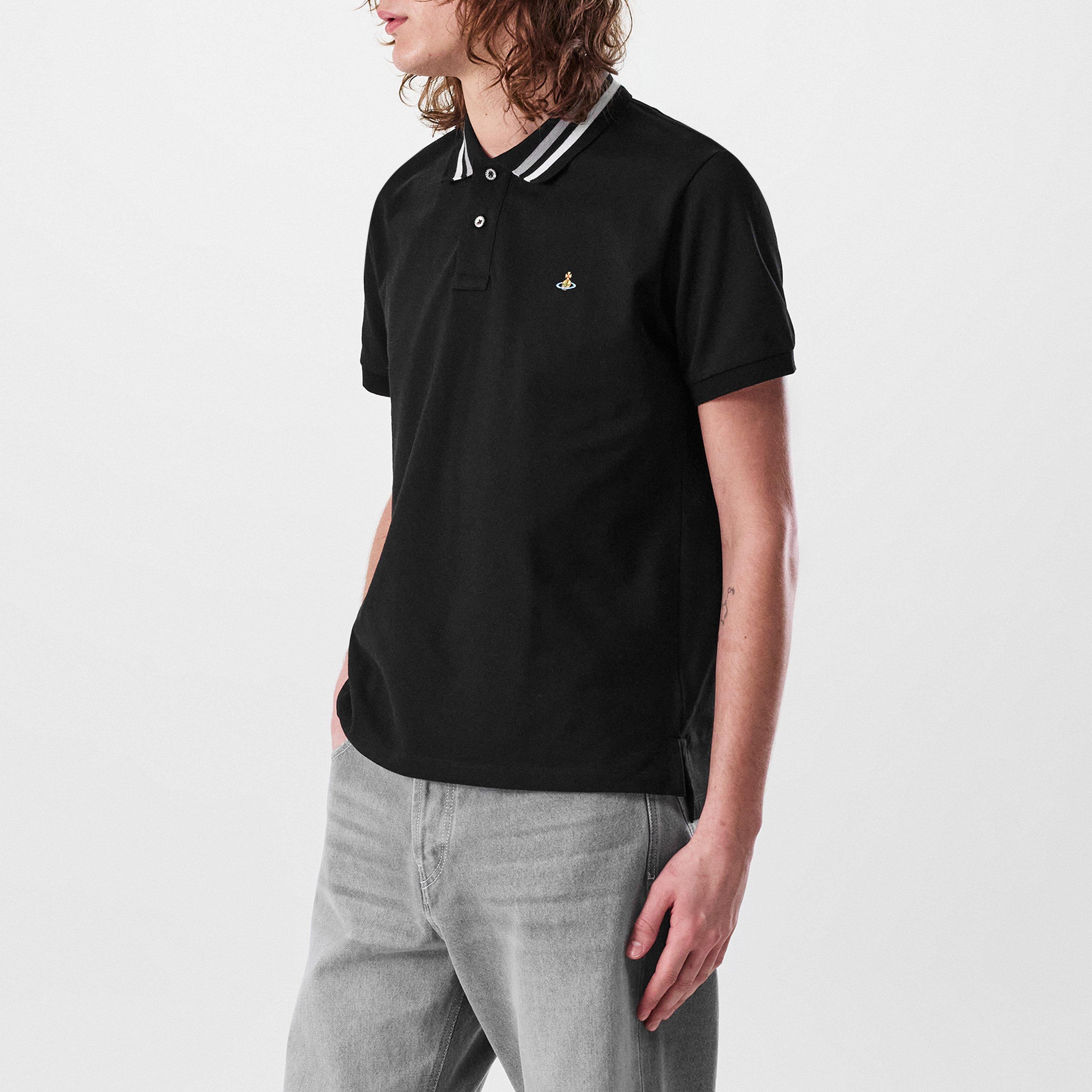 Black - Vivienne Westwood - Classic Short Sleeve Polo Shirt - 5
