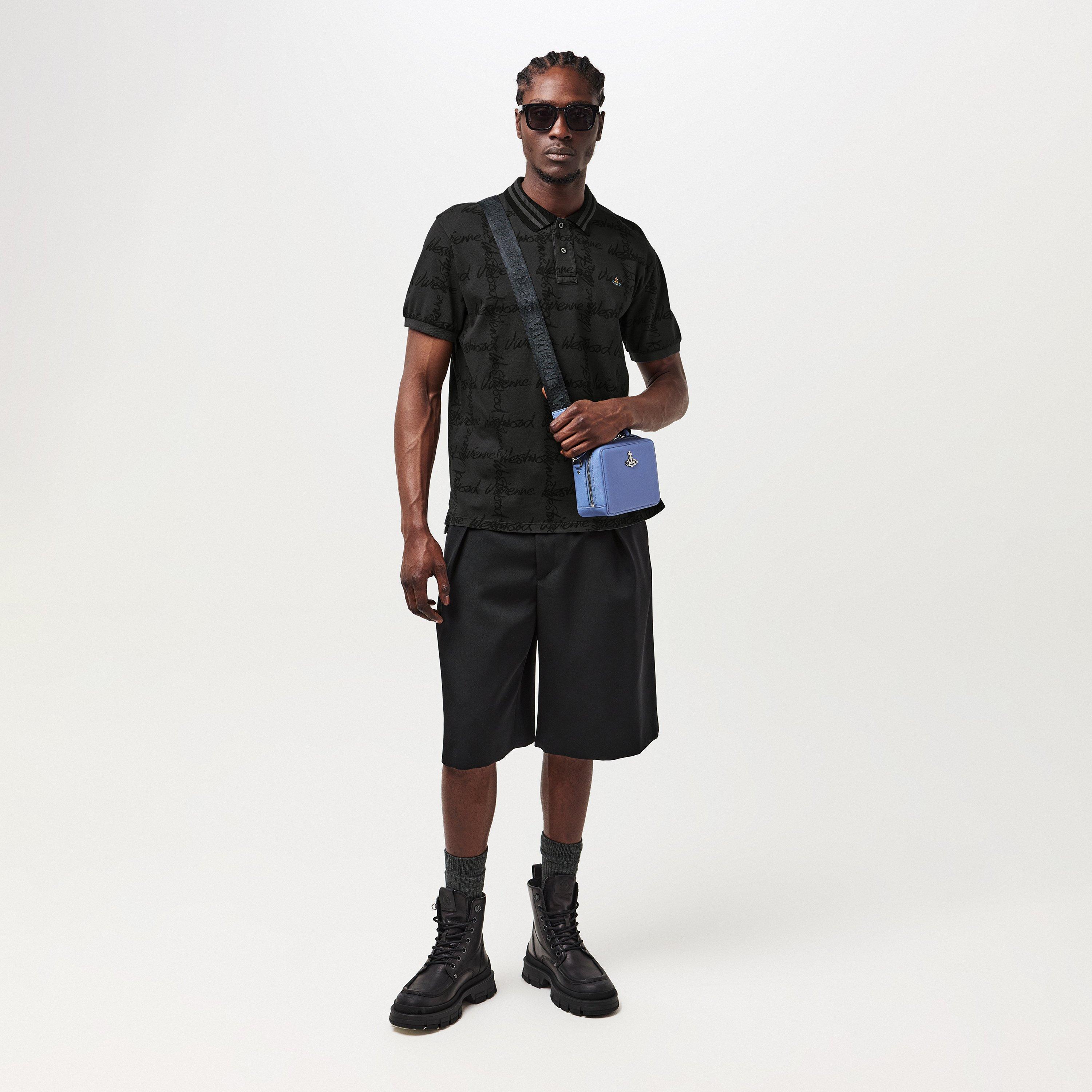 Grey Overdye - Vivienne Westwood - Grid Classic Polo Shirt - 4