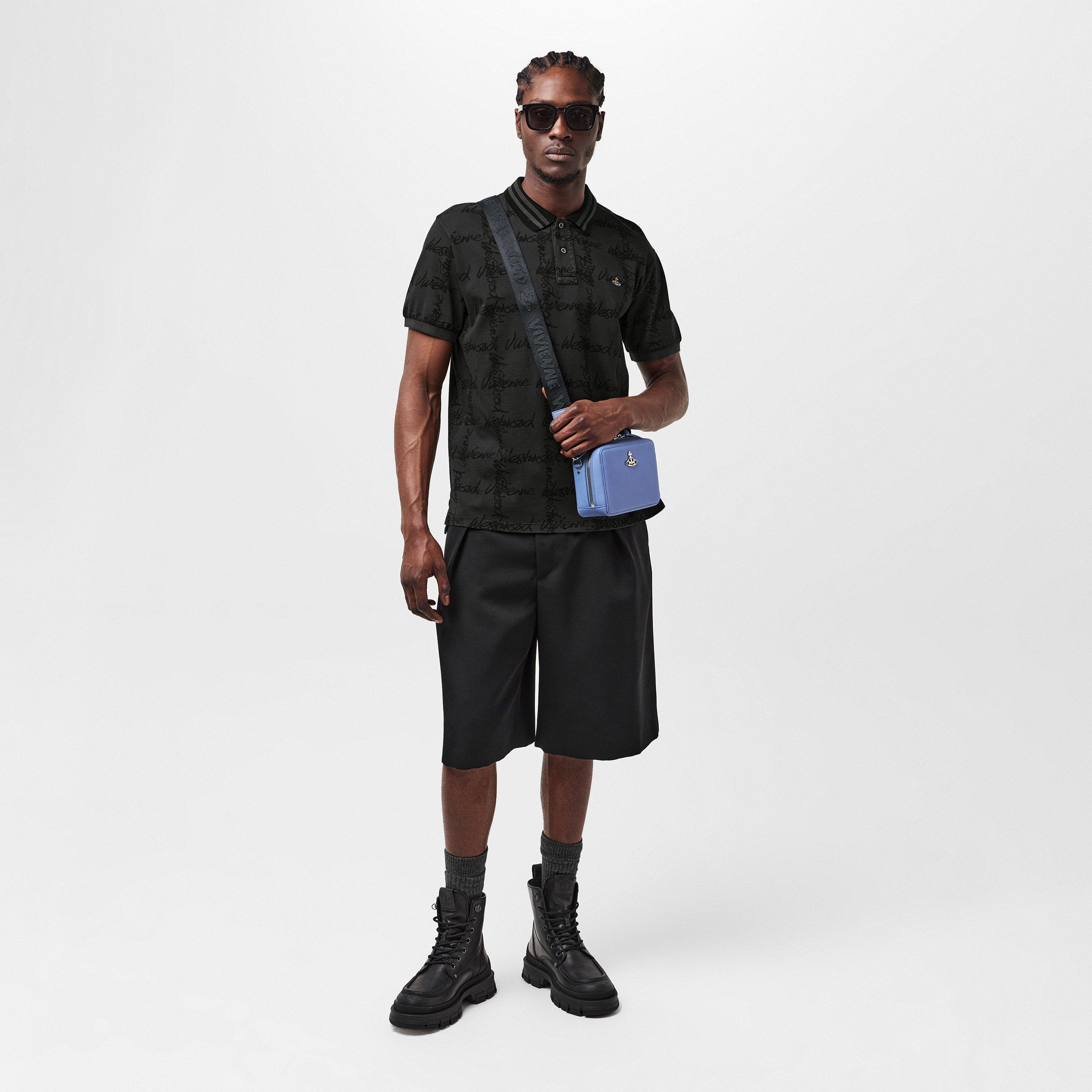 Grey Overdye - Vivienne Westwood - Grid Classic Polo Shirt - 5