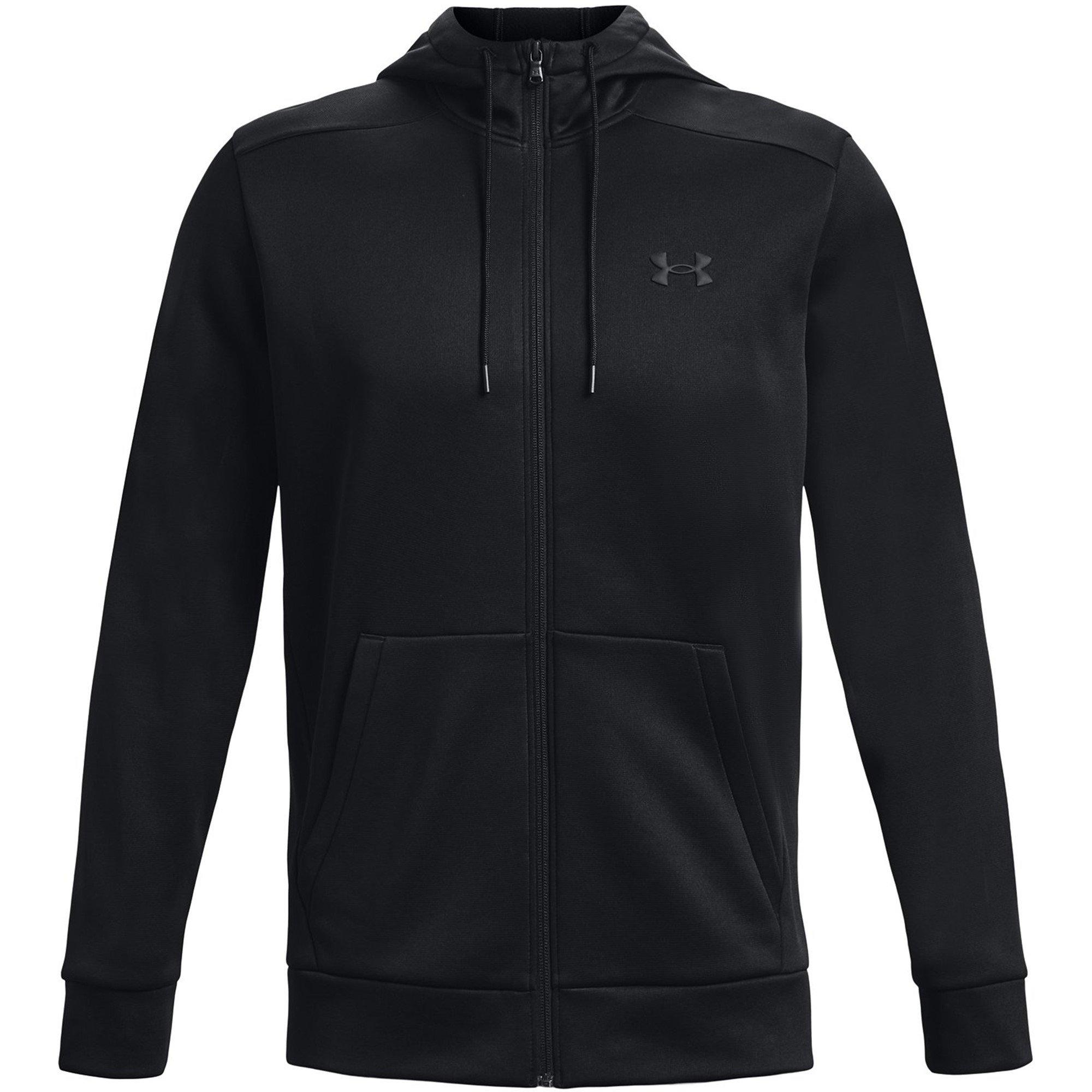 Black - Under Armour - Armour Fleece® Full-Zip Hoodie Men's - 1