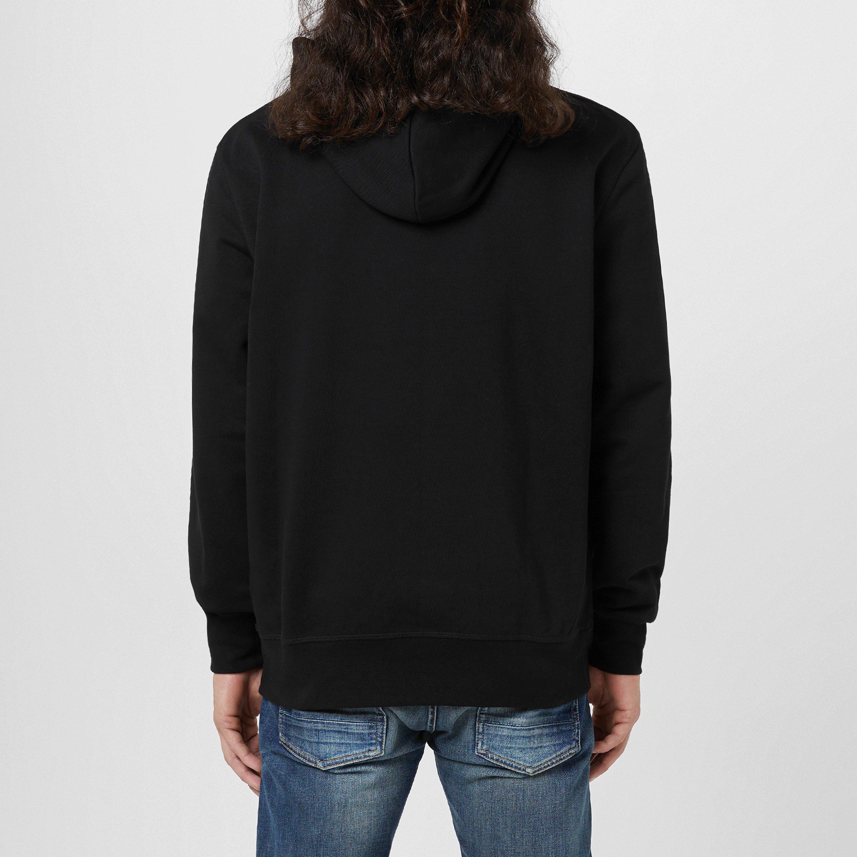 Black/White - Alexander McQueen - Graffiti Logo Hoodie - 3