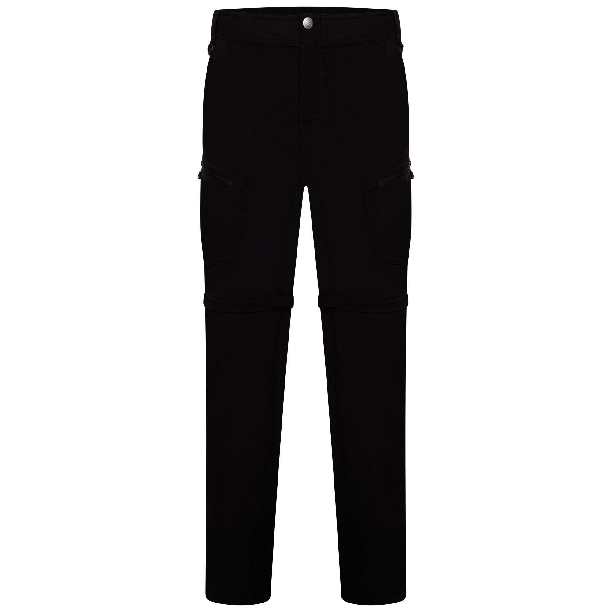 Black - Dare 2b - Mens Tuned In II Multi Pocket Zip Off Walking Tro - 12