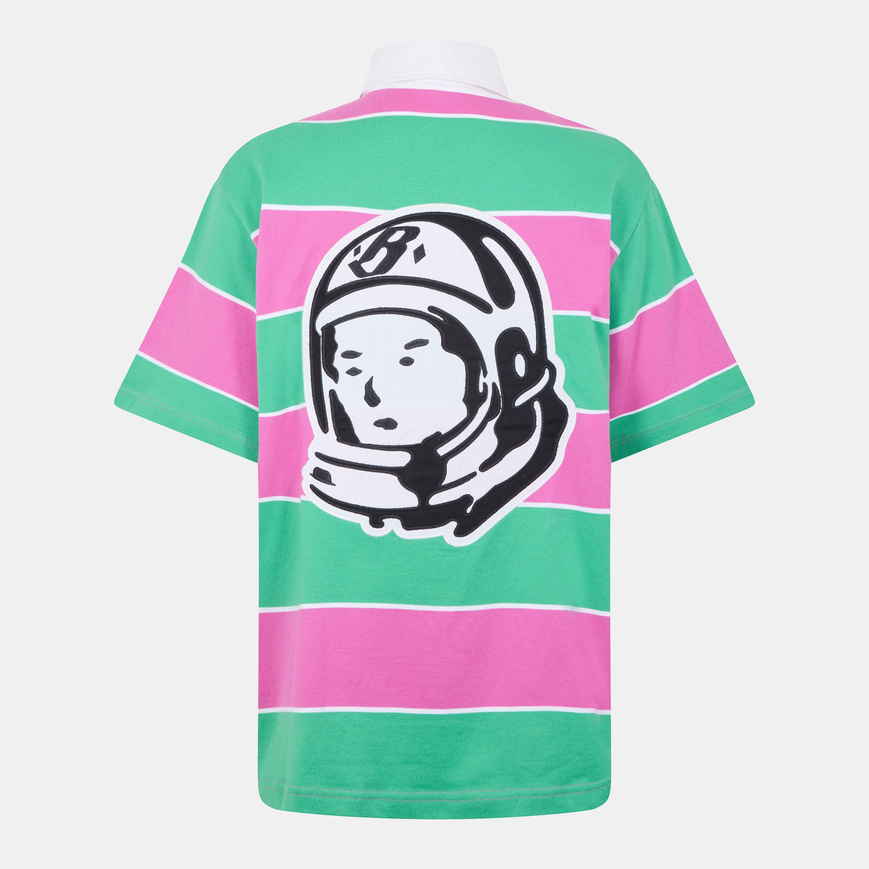 Pink/Green - Billionaire Boys Club - Men's BBC Astro Rugby Polo Shirt - 2