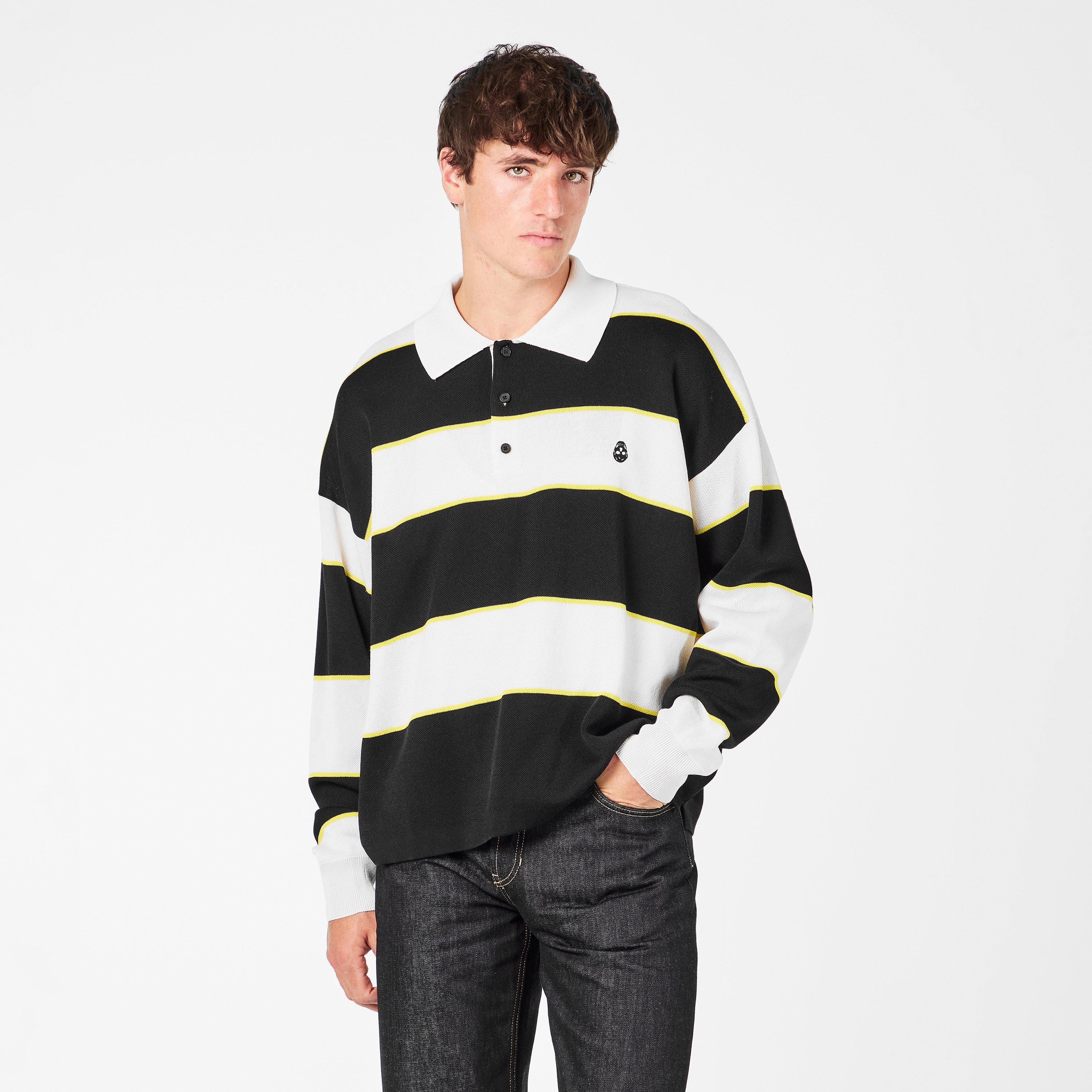 Blk/Ivory - Alexander McQueen - Men's Rugby Polo - 3