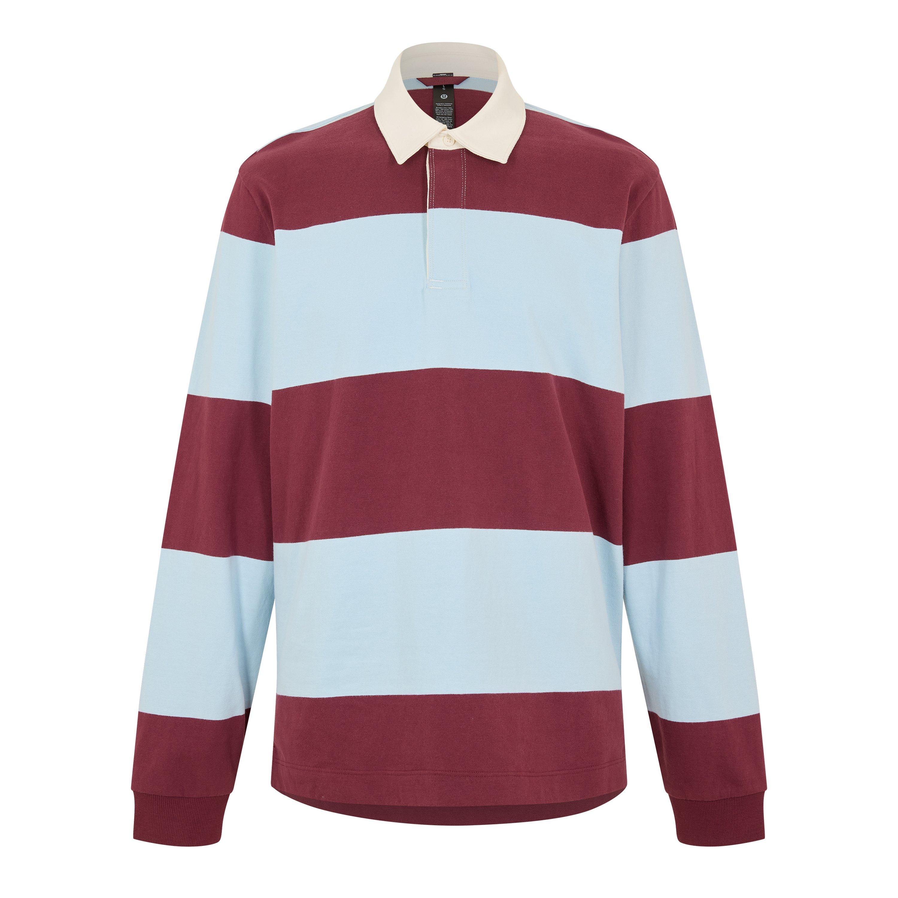 Burg Foam Cloud - Lululemon - Men's Rugby Polo Shirt - 1