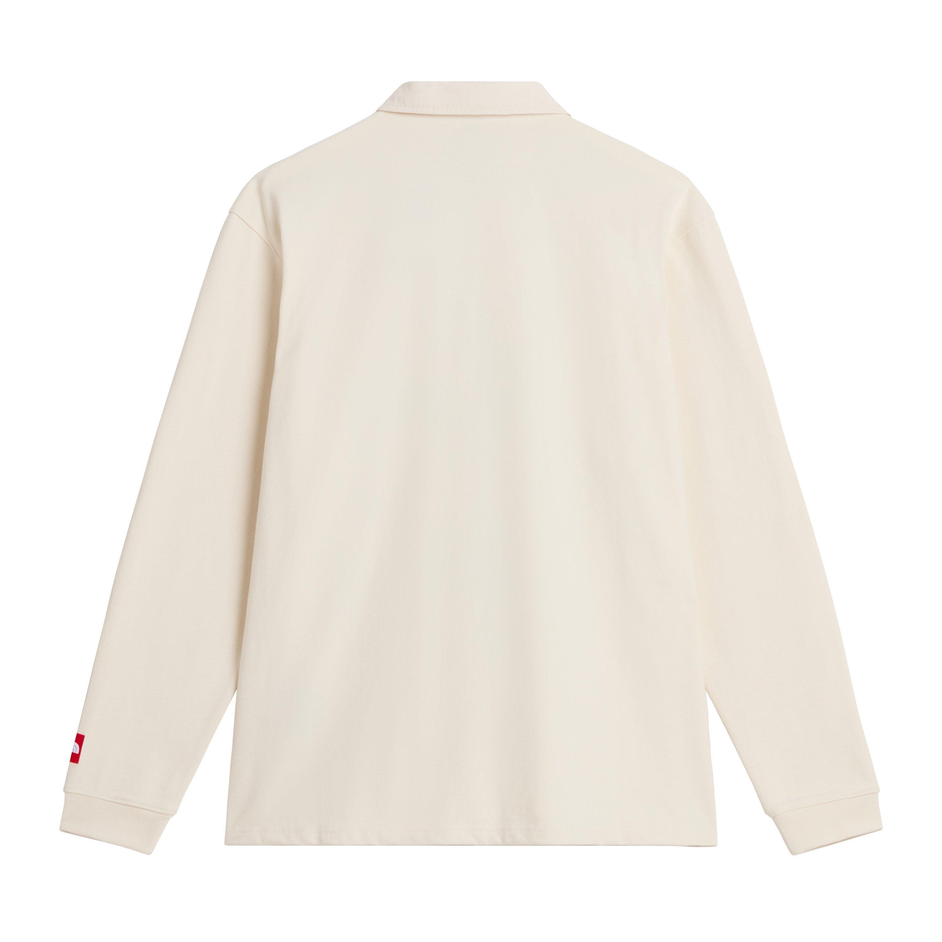 White Dune - The North Face - TNF Red Box Rugby Shirt Mens - 2