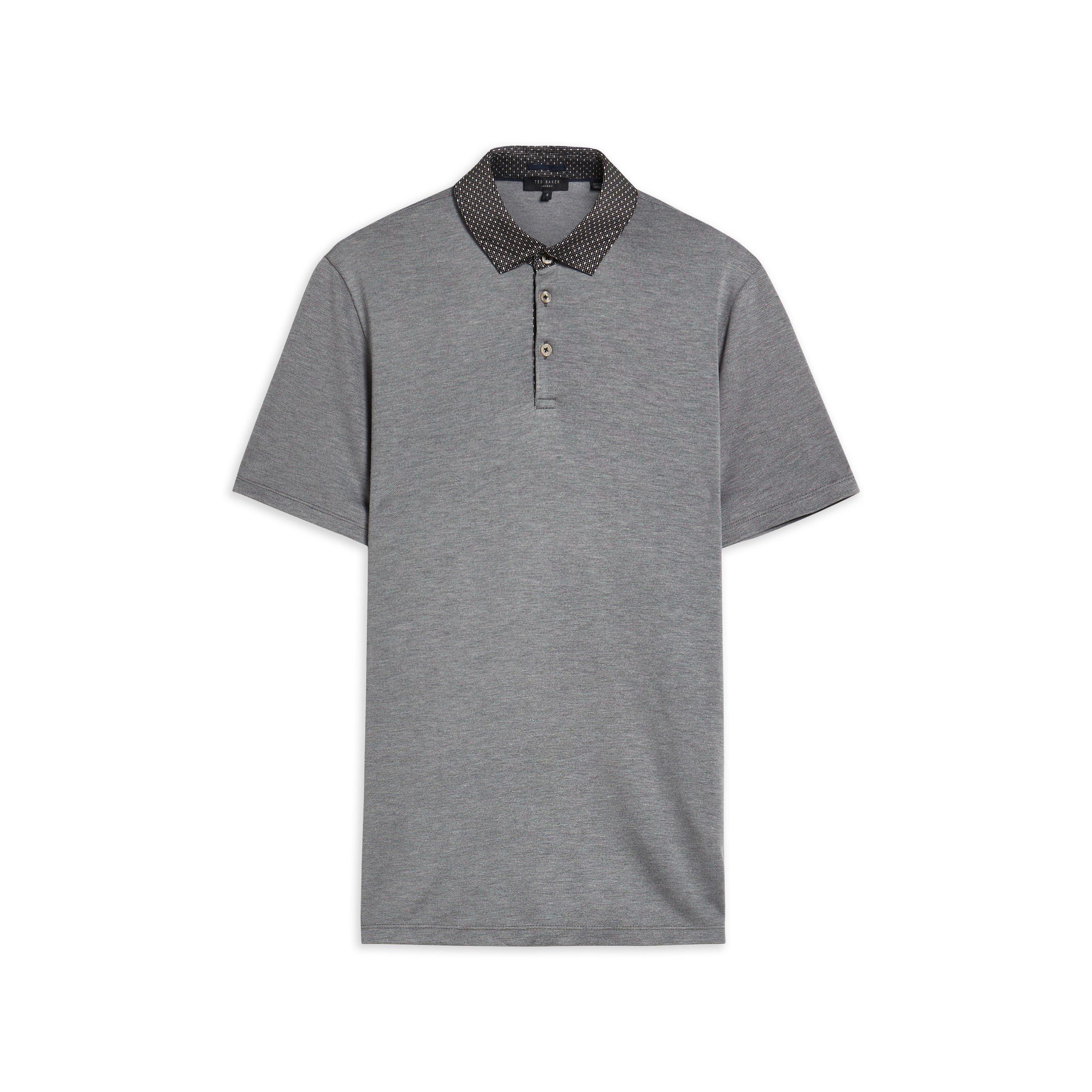 Nero - Ted Baker - Men's Frend Polka Short-Sleeve Polo Shirt - 5