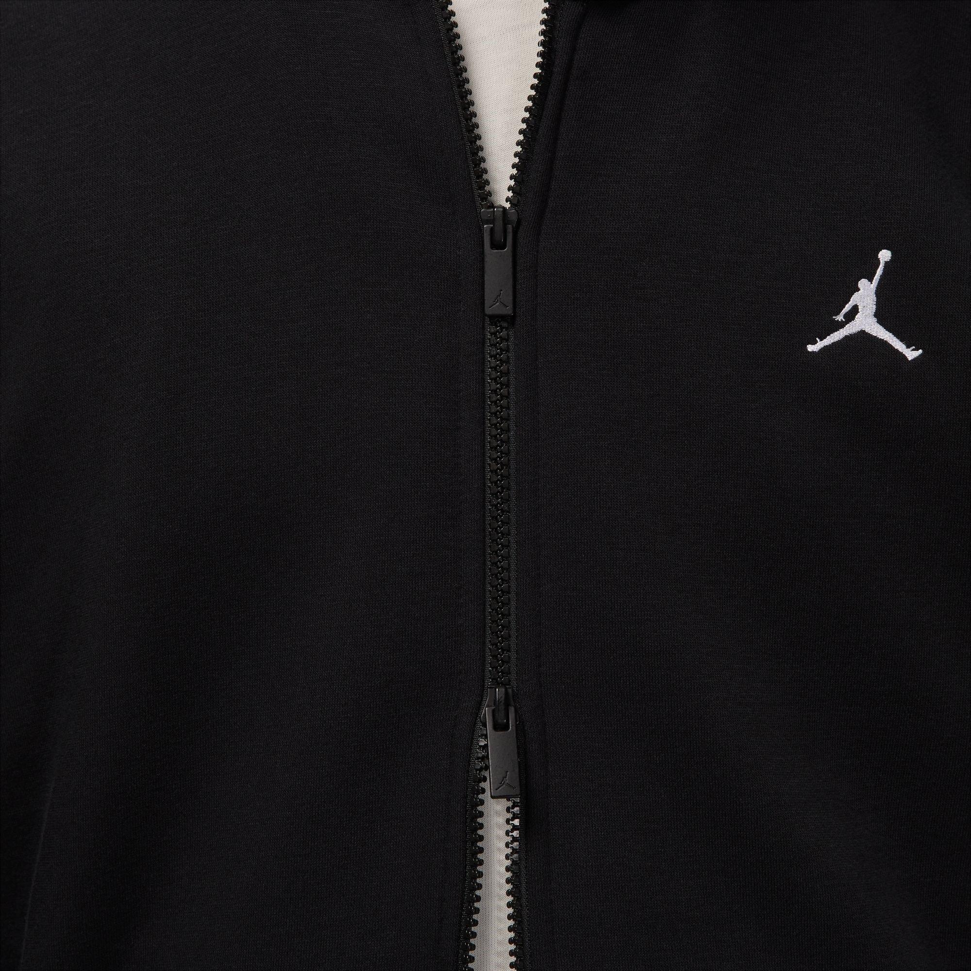 Nero/Bianco - Air Jordan - Essentials Men's Full-Zip Fleece Hoodie - 4