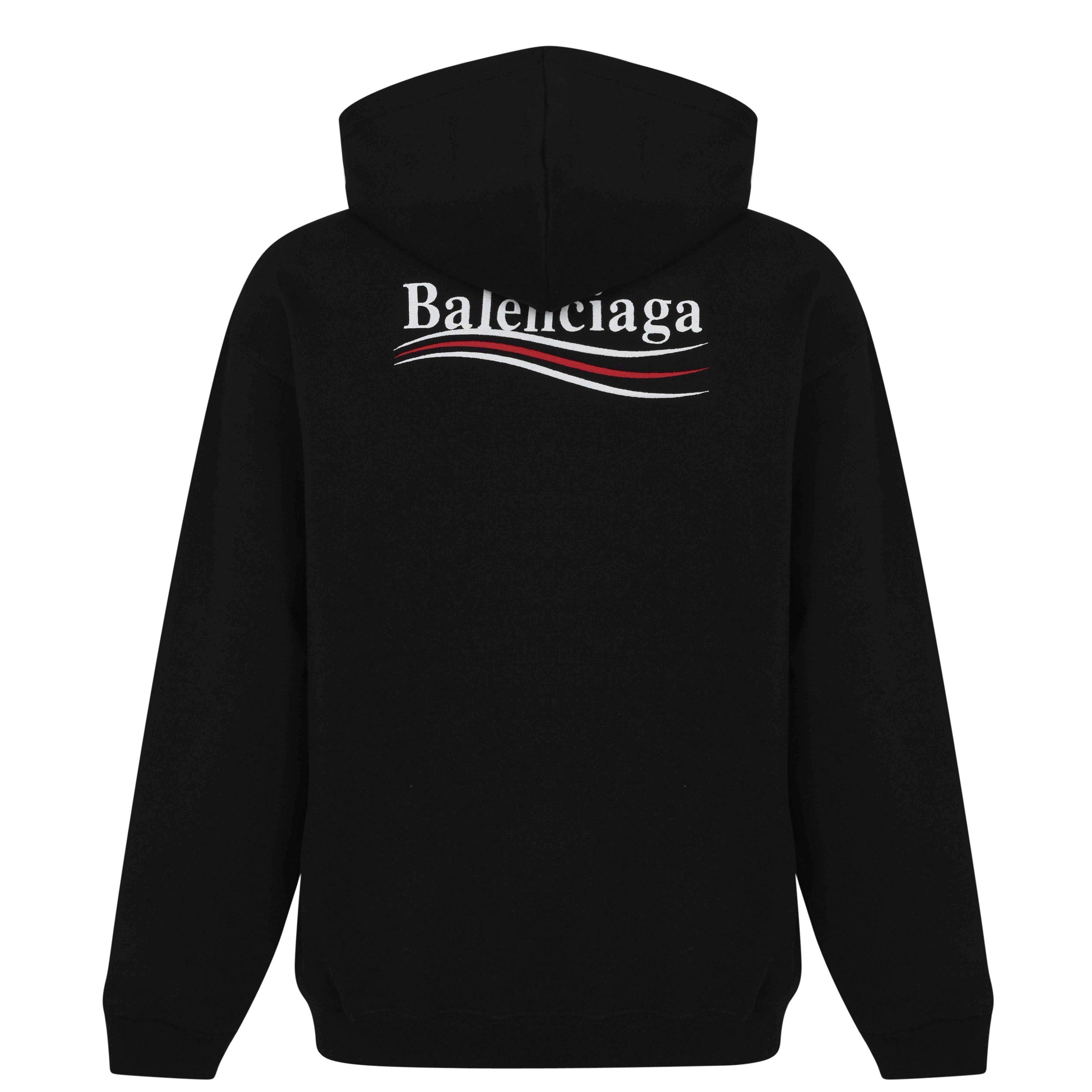 Balenciaga Logo Hoodie Balenciaga Sweatshirt Black Balenciaga Logo
