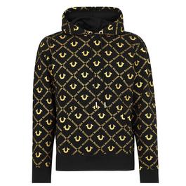 True Religion Allover Logo Hoodie