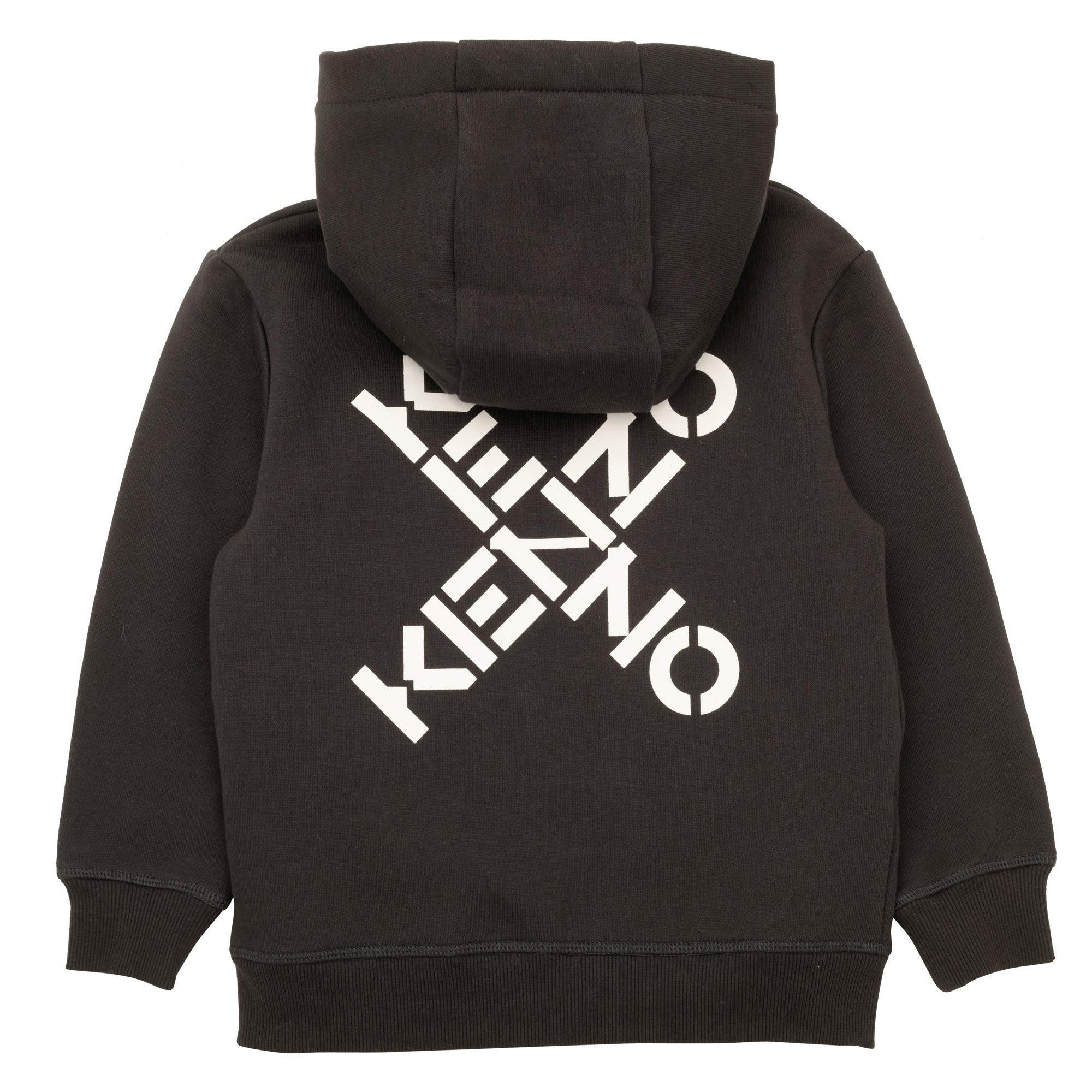 Dark Grey 065 - Kenzo - Boy's Sport Zip Hoodie - 2