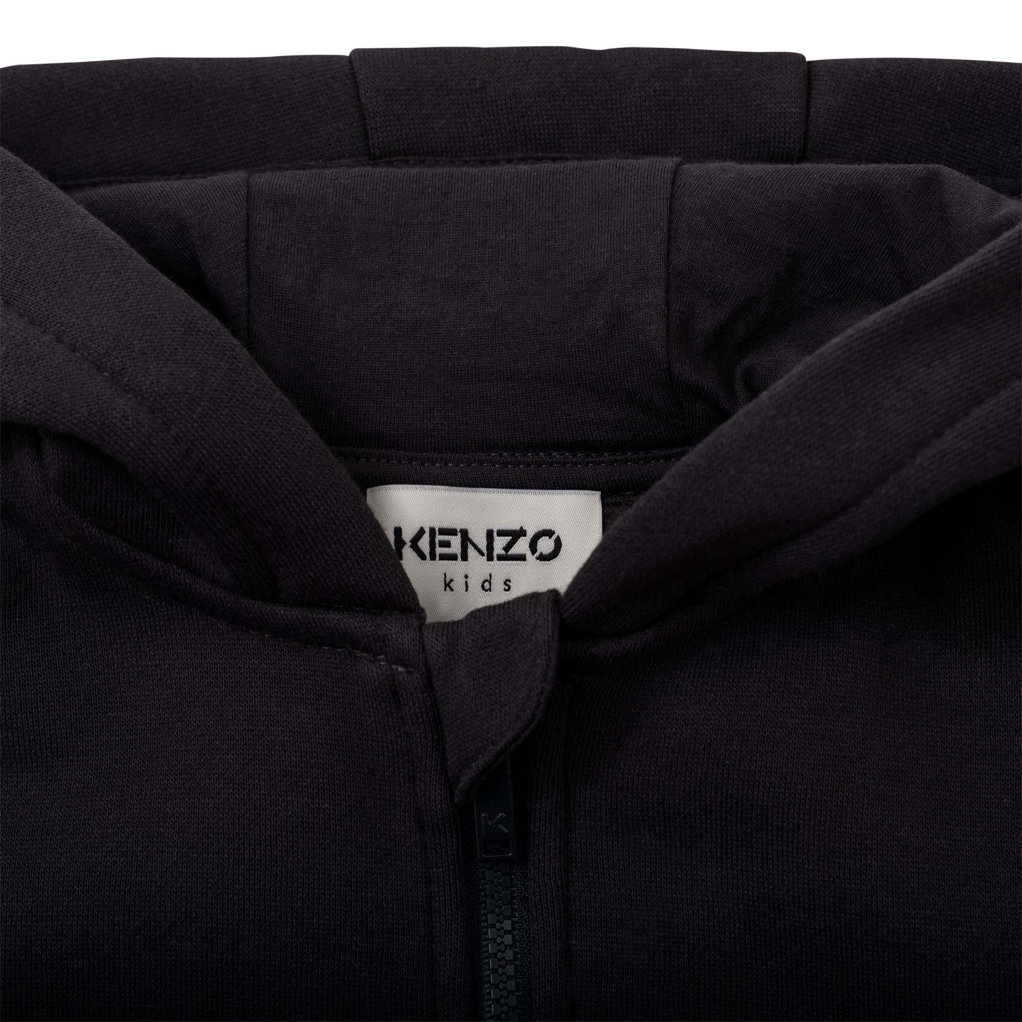 Dark Grey 065 - Kenzo - Boy's Sport Zip Hoodie - 3