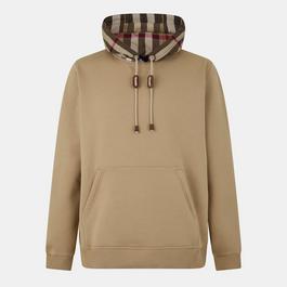Burberry Men'S Check Cotton Hoodie