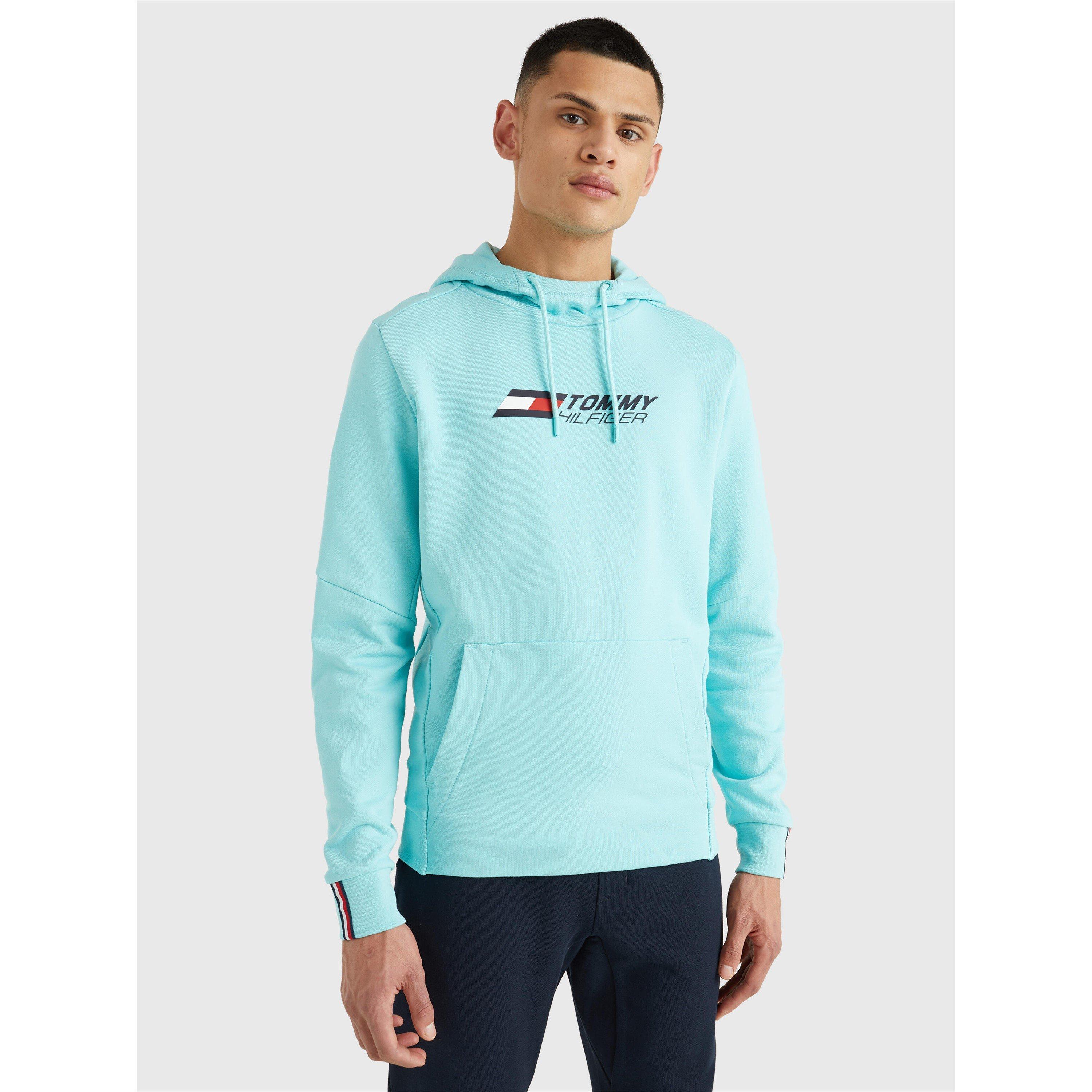 Arktička Aqua - Tommy Sport - Tommy Hilfiger Logo Hoodie - 2