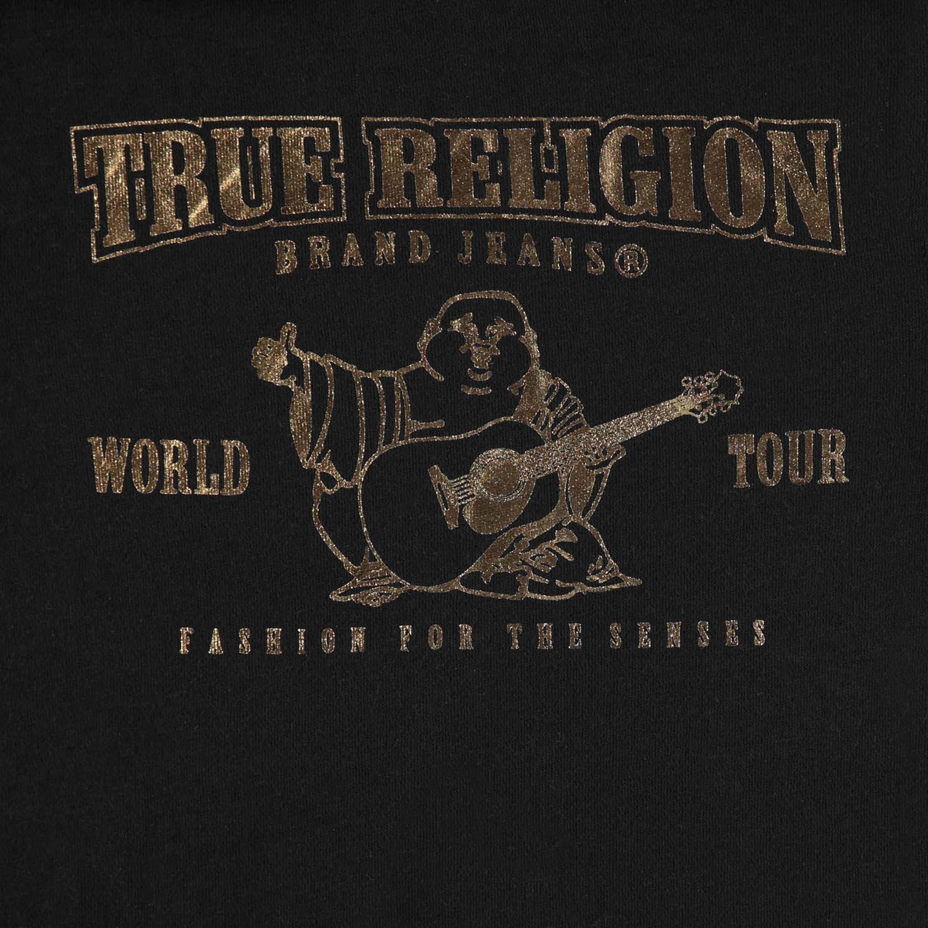 Schwarz - True Religion - Horseshoe Zip Hoodie Junior Boys - 4