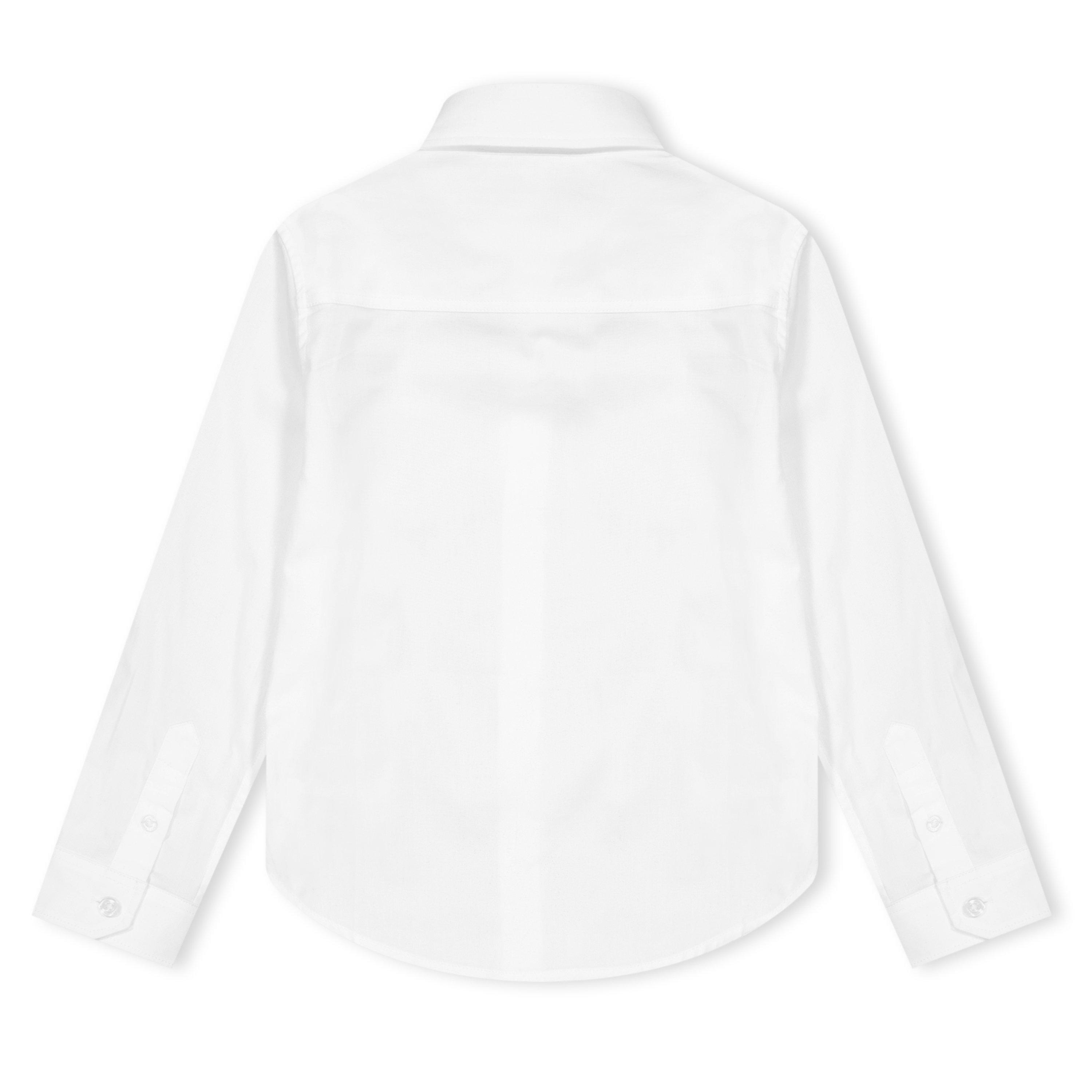 WHITE - Boss - Kids Patterned Short-Sleeve Casual Shirt - 2