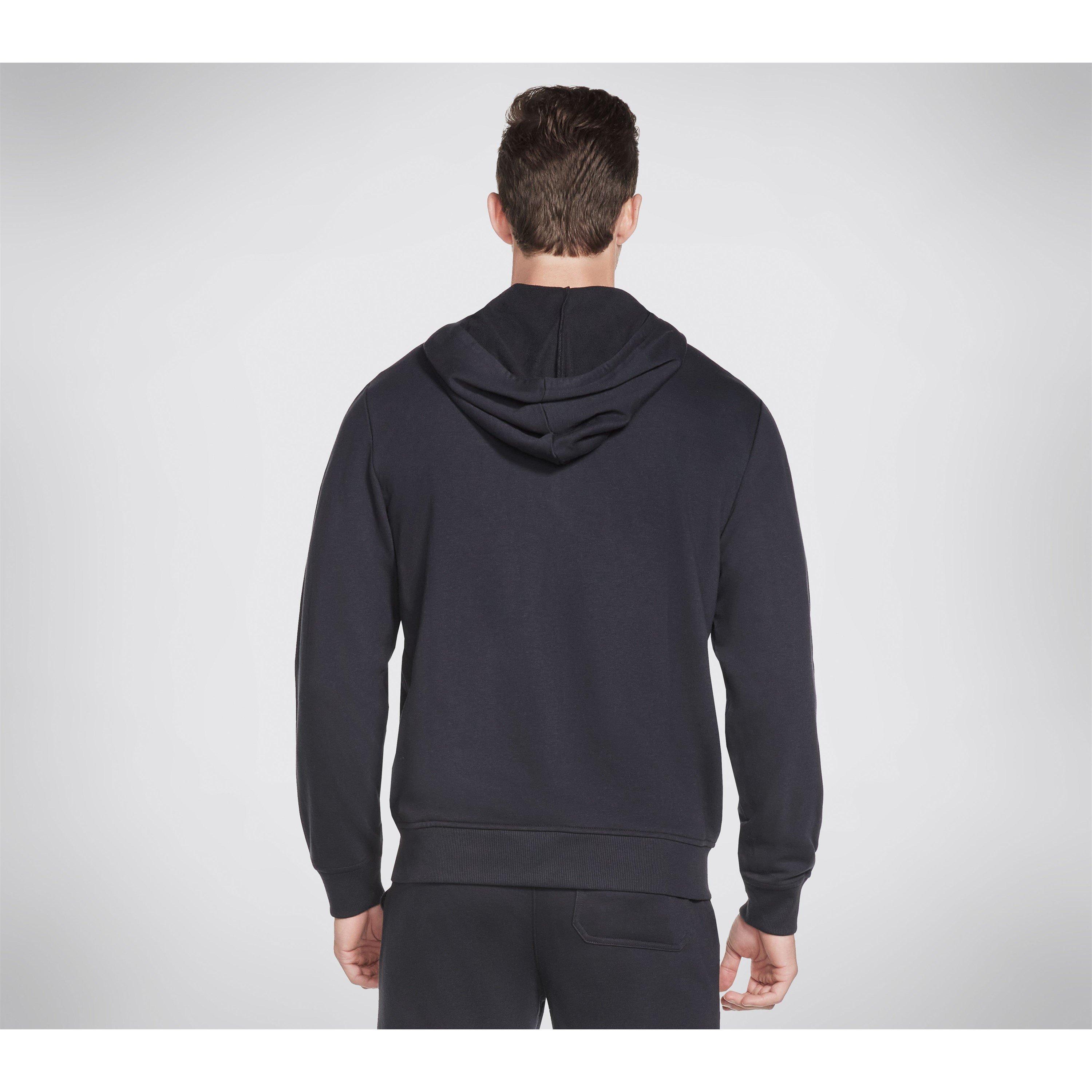 Black - Skechers - Go Walk Zip Hoodie Mens - 2