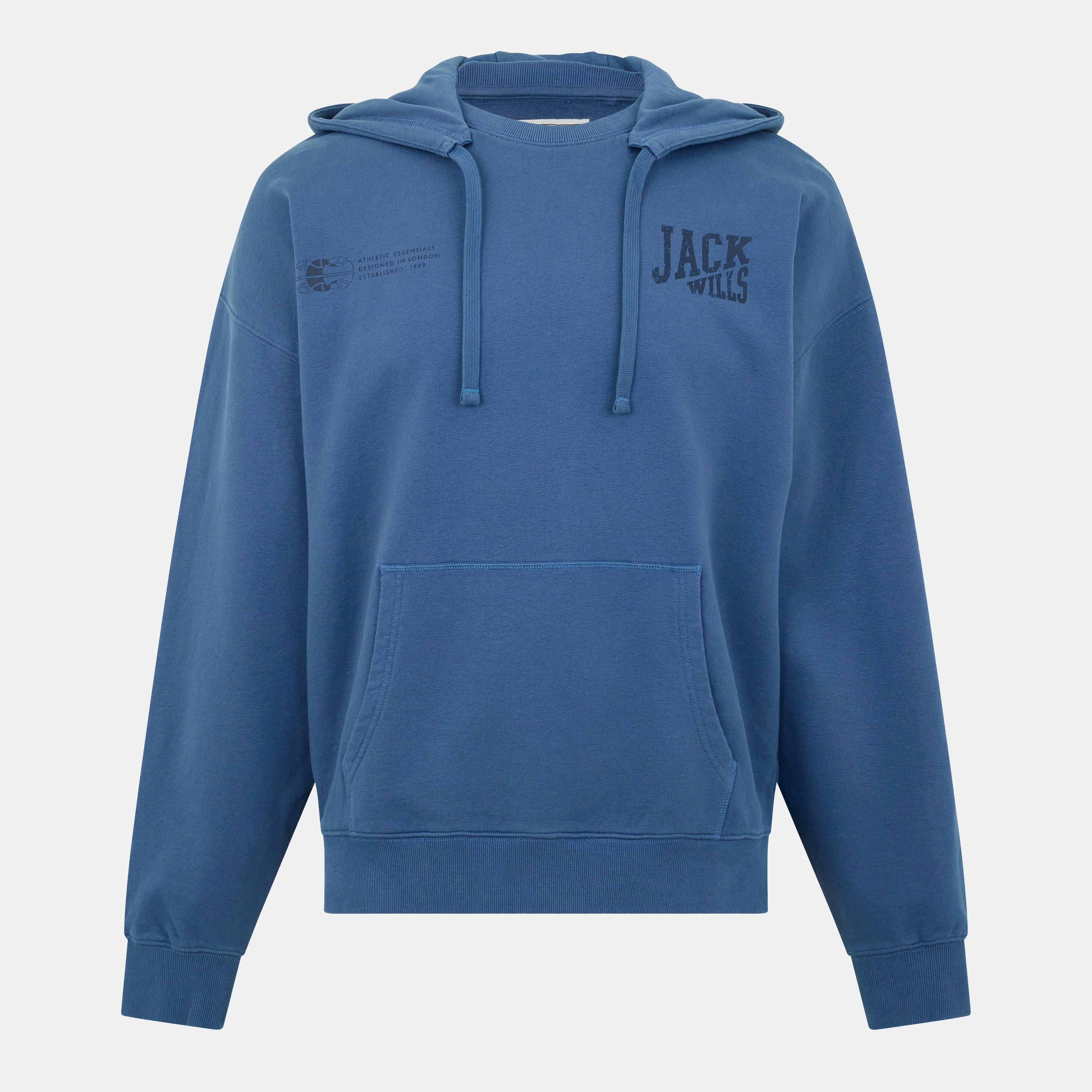 Indigo Blue - Jack Wills - Men's JW Hybrid Hoodie - 1