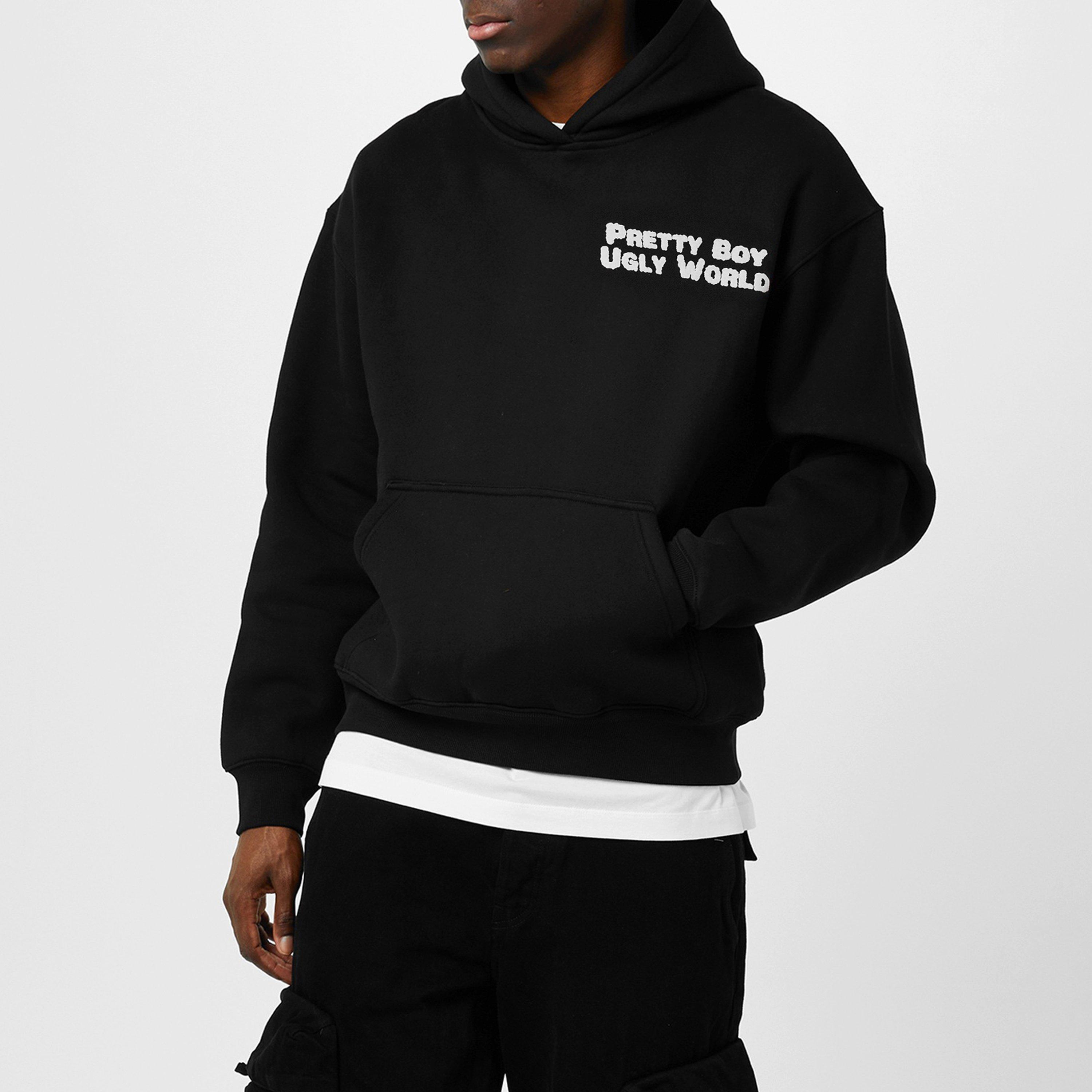 Black - Pretty Boy Ugly World - World Hoodie - 3