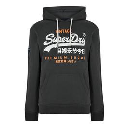 Superdry Sweatshirt adidas Quarter Zip preto branco