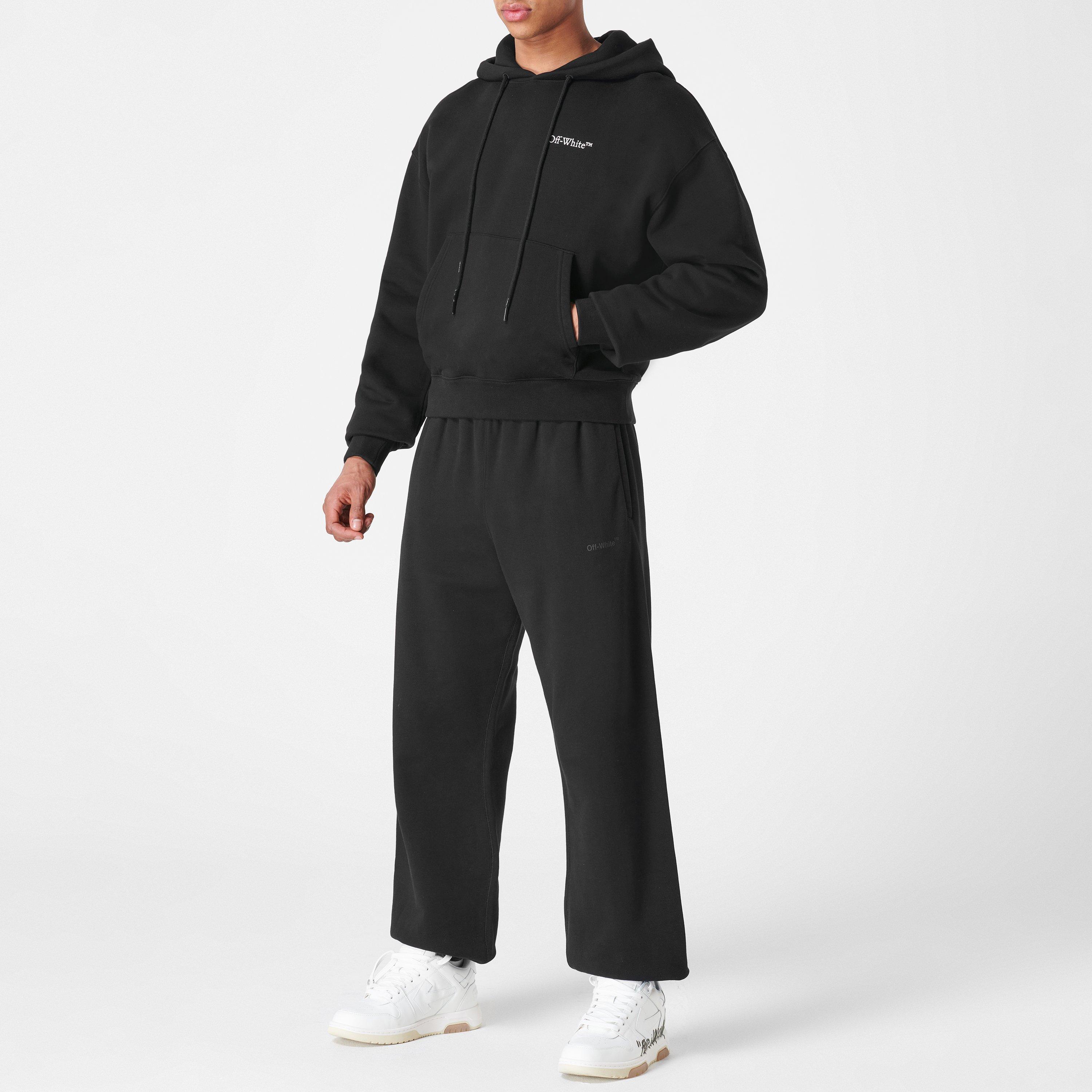 Black 1001 - Off White - Men's Caravaggio Painting Print Hoodie - 3