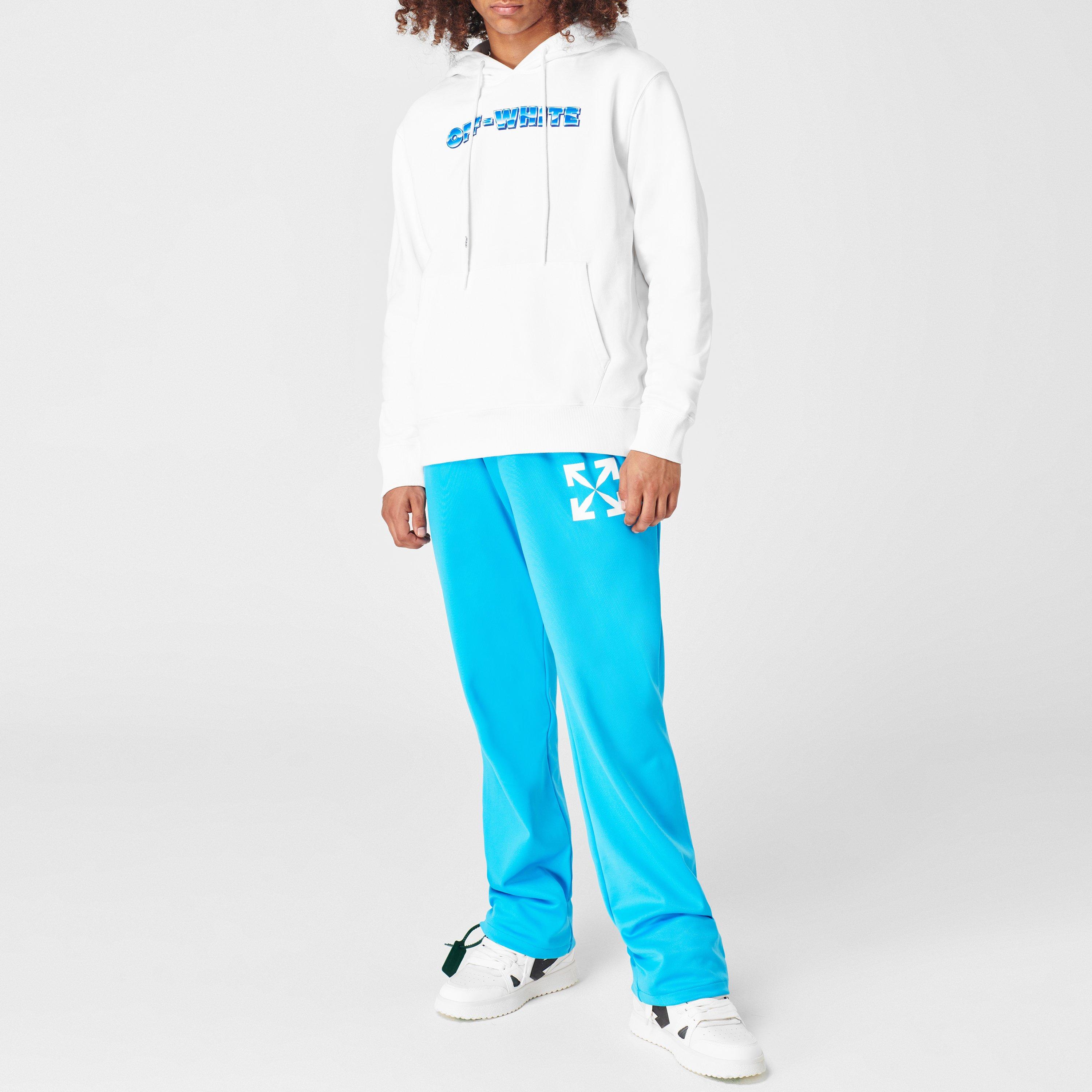 White 0139 - Off White - Men's Metal Arrow Hoodie, Large, Logo - 2