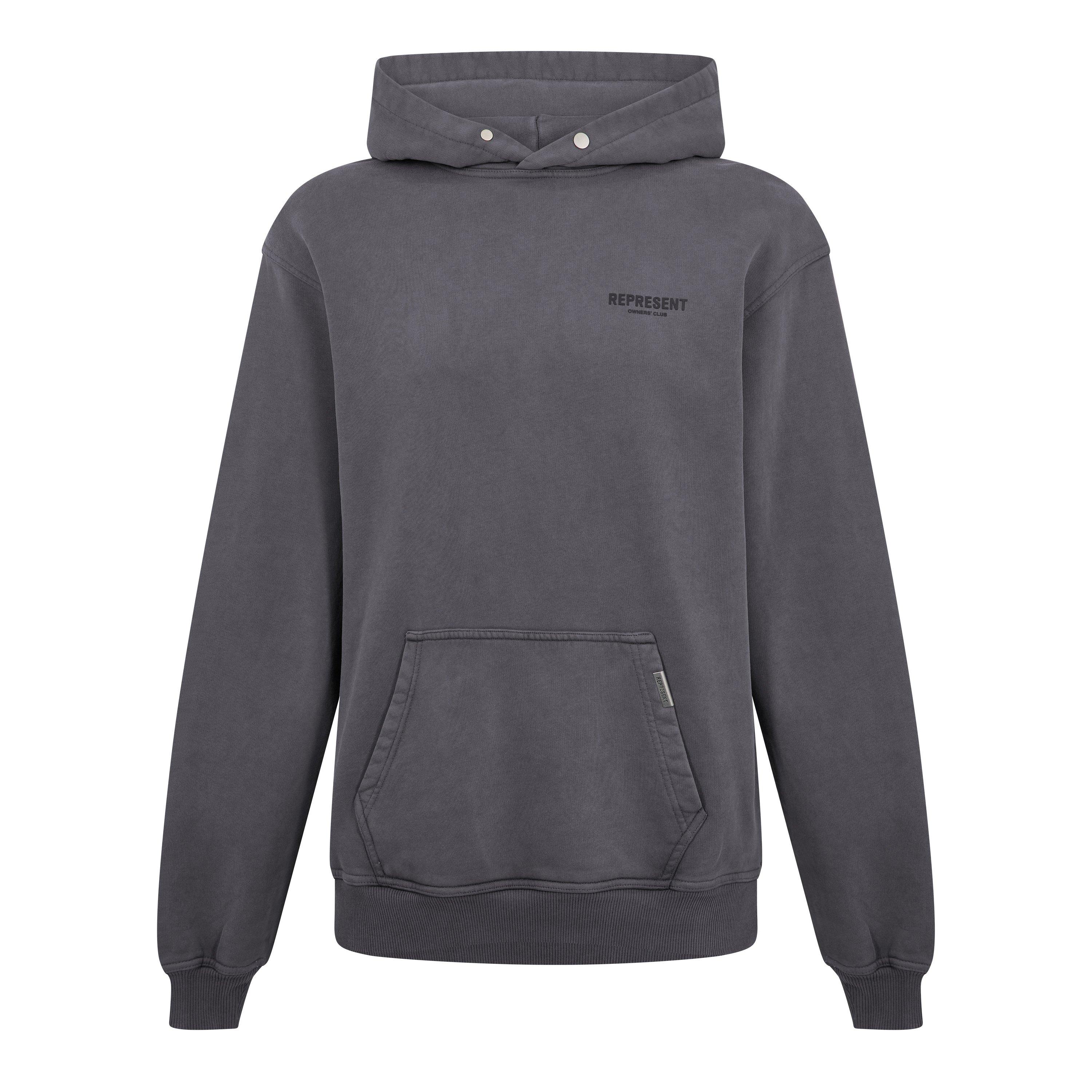 Represent Men's Owners Club Hooded Sweatshirt, Premium Comfort Oversized Hoodie - Storm - Size 2XL
