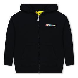 Off White Arrows Zip Hoodie Juniors