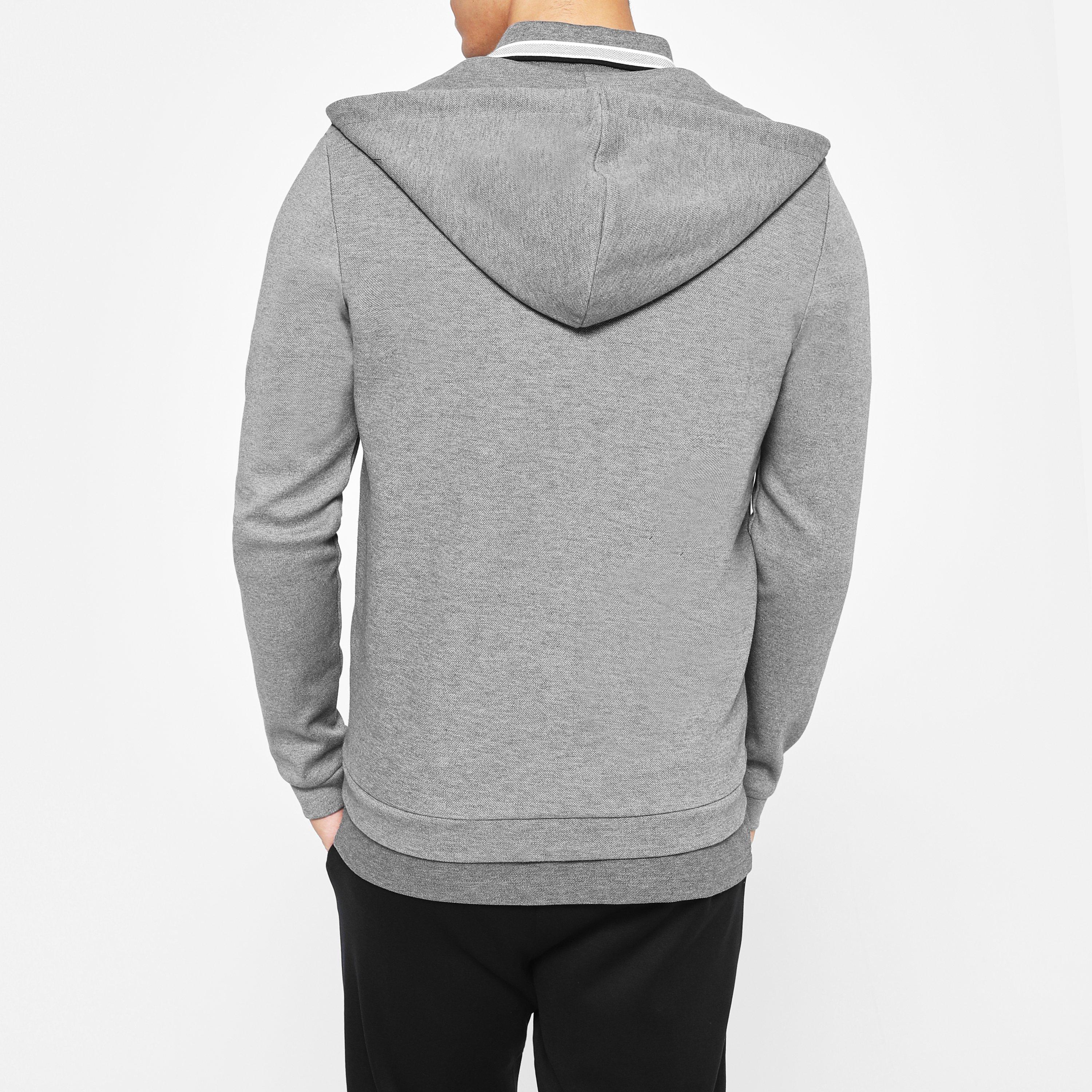 Grey 031 - Boss - Men's SaggyCurve Zip Hoodie - 2