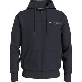 Tommy Hilfiger Logo Zip Through Hoodie