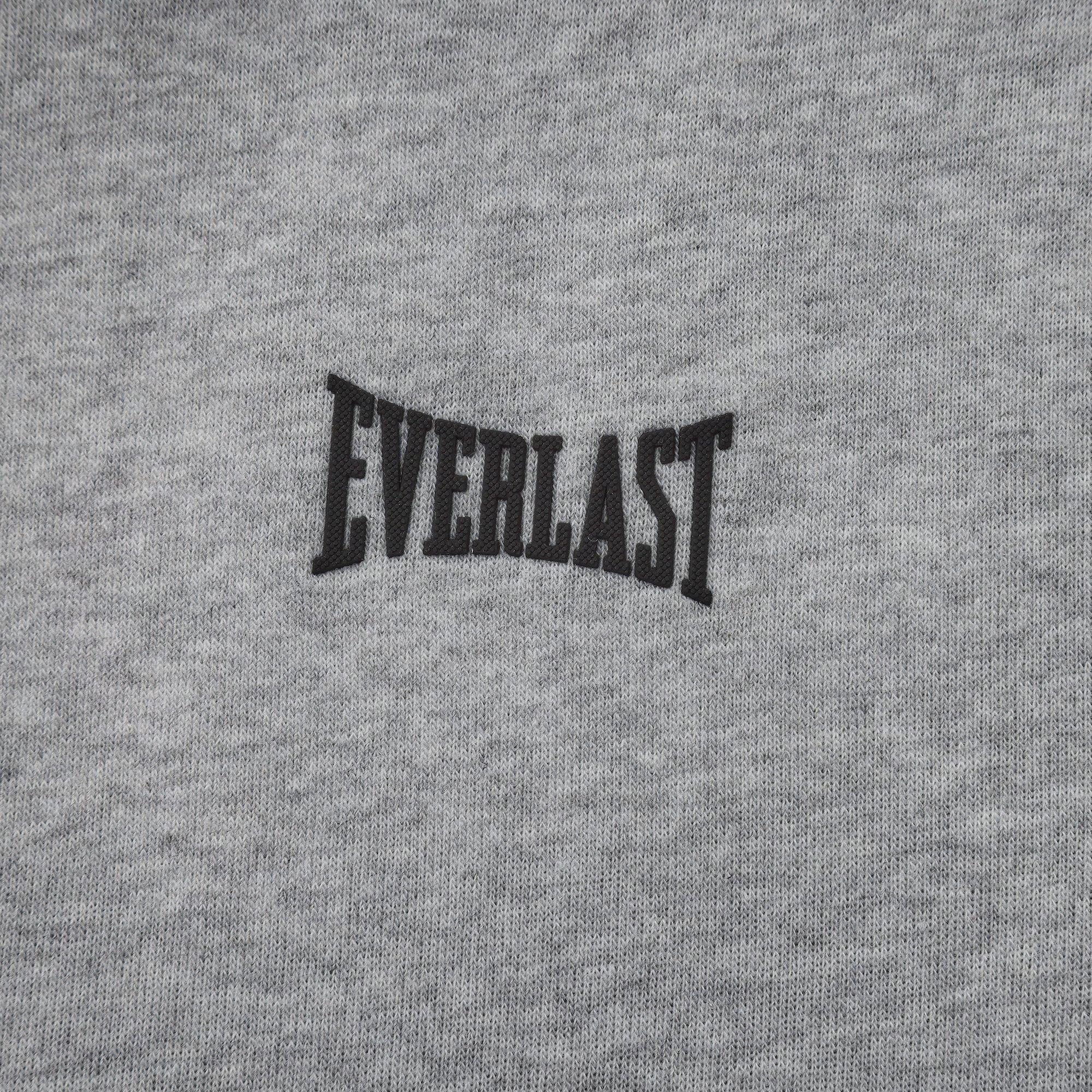 Grey Marl - Everlast - Premium Zip  Hoodie Mens - 3