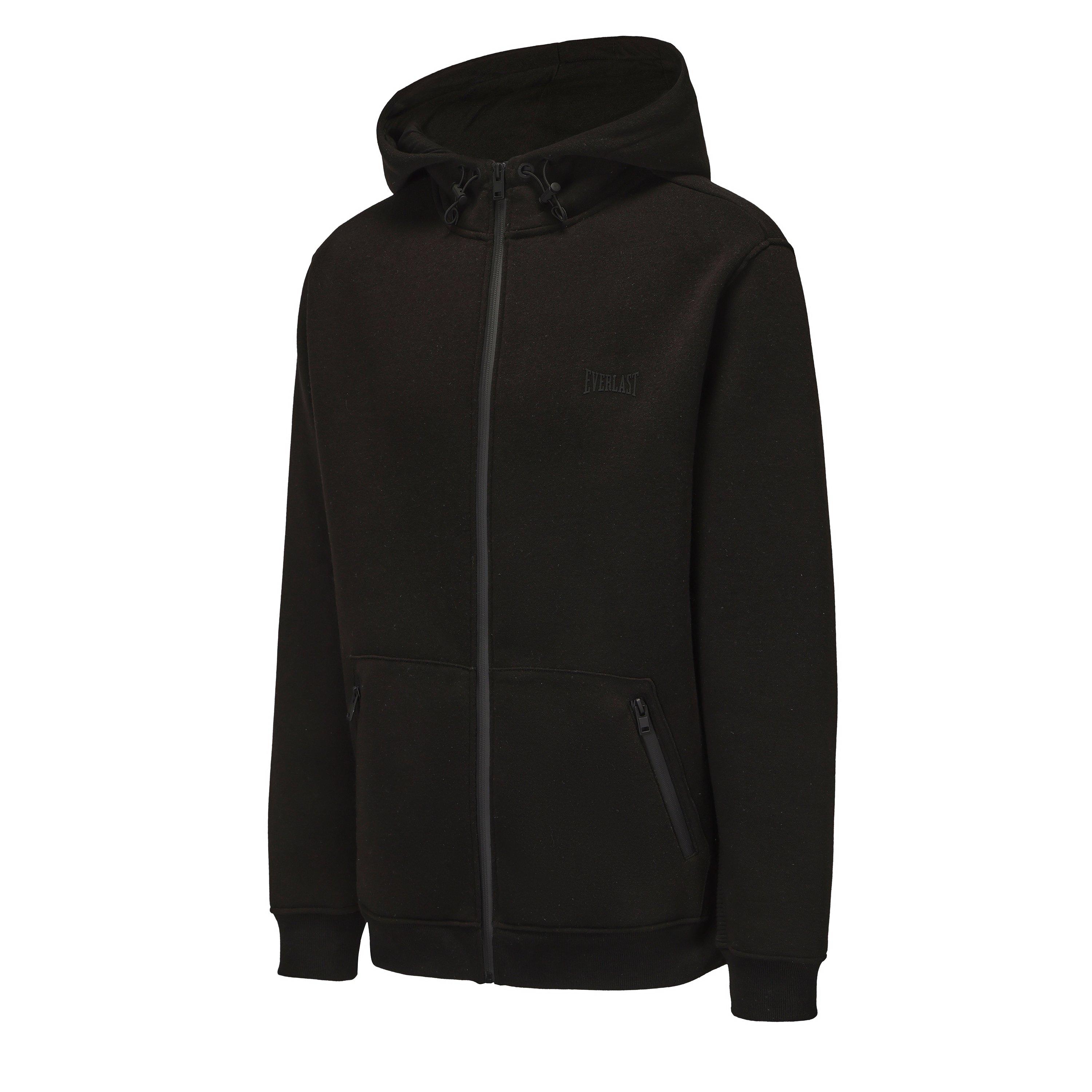 Black - Everlast - Premium Zip  Hoodie Mens - 2