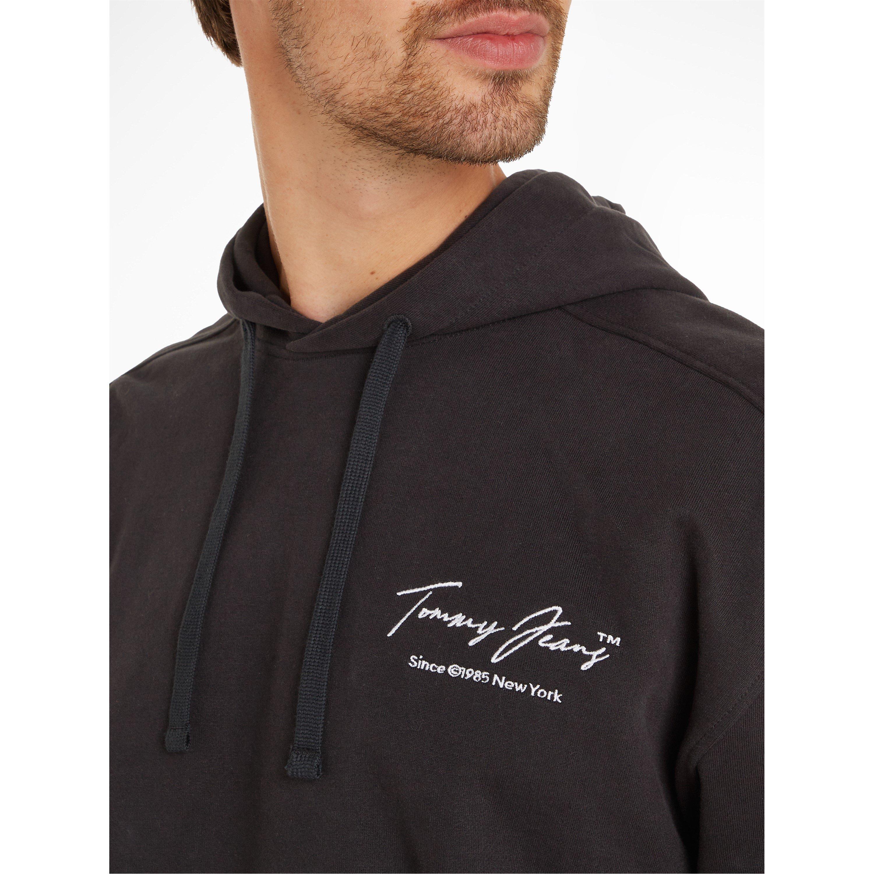 Sort - Tommy Jeans - Men's Vintage Text Over-the-Head Hoodie - 2