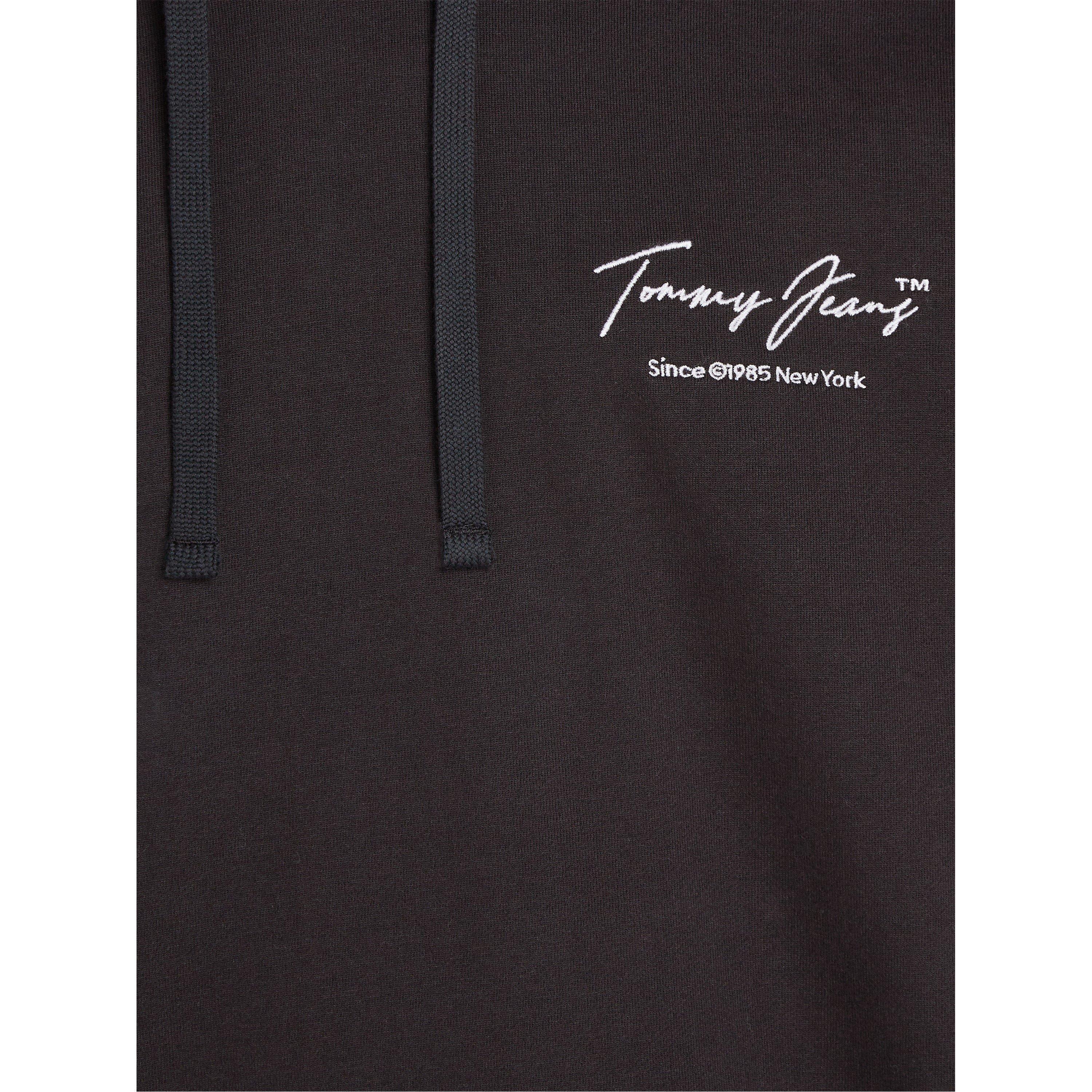 Sort - Tommy Jeans - Men's Vintage Text Over-the-Head Hoodie - 4