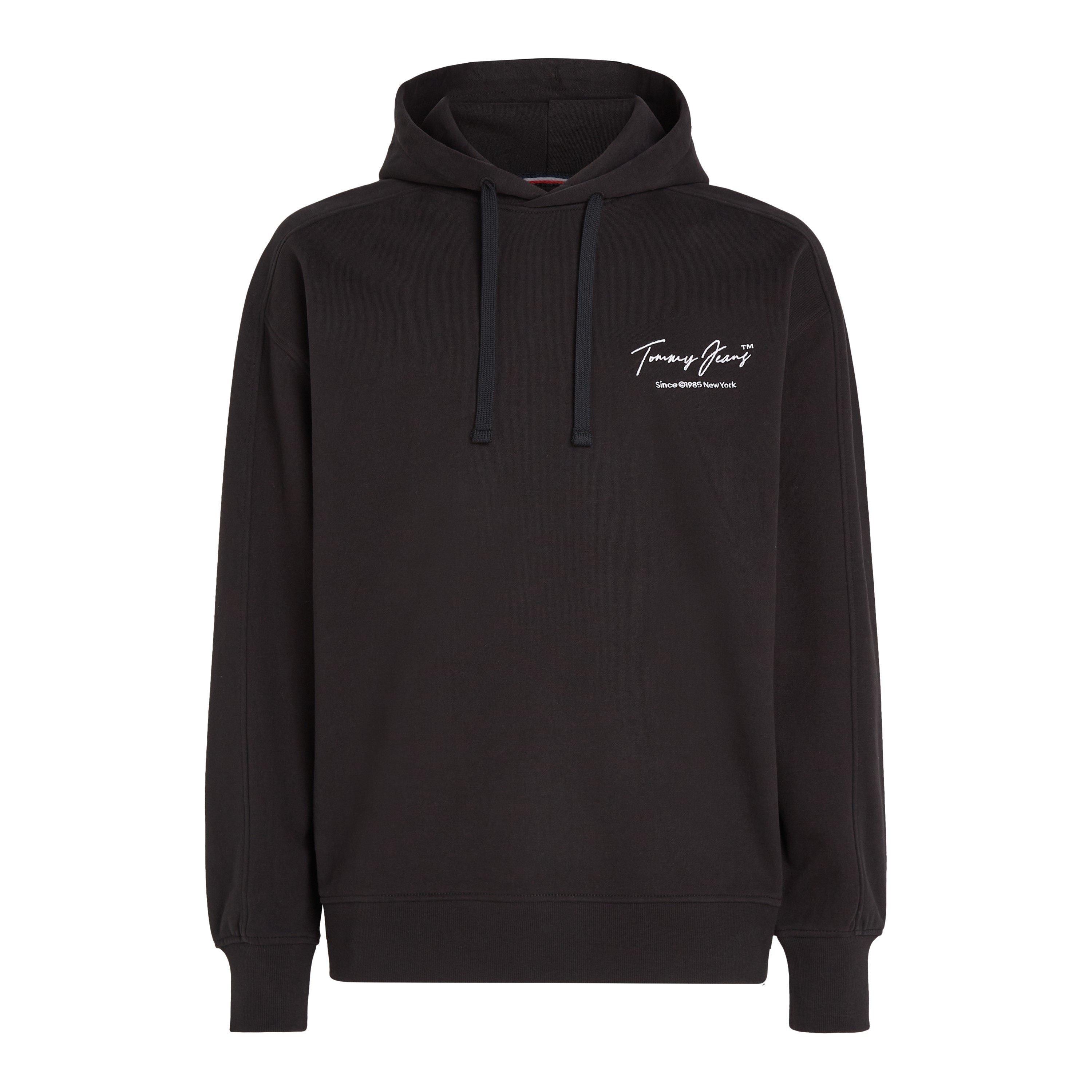 Sort - Tommy Jeans - Men's Vintage Text Over-the-Head Hoodie - 5