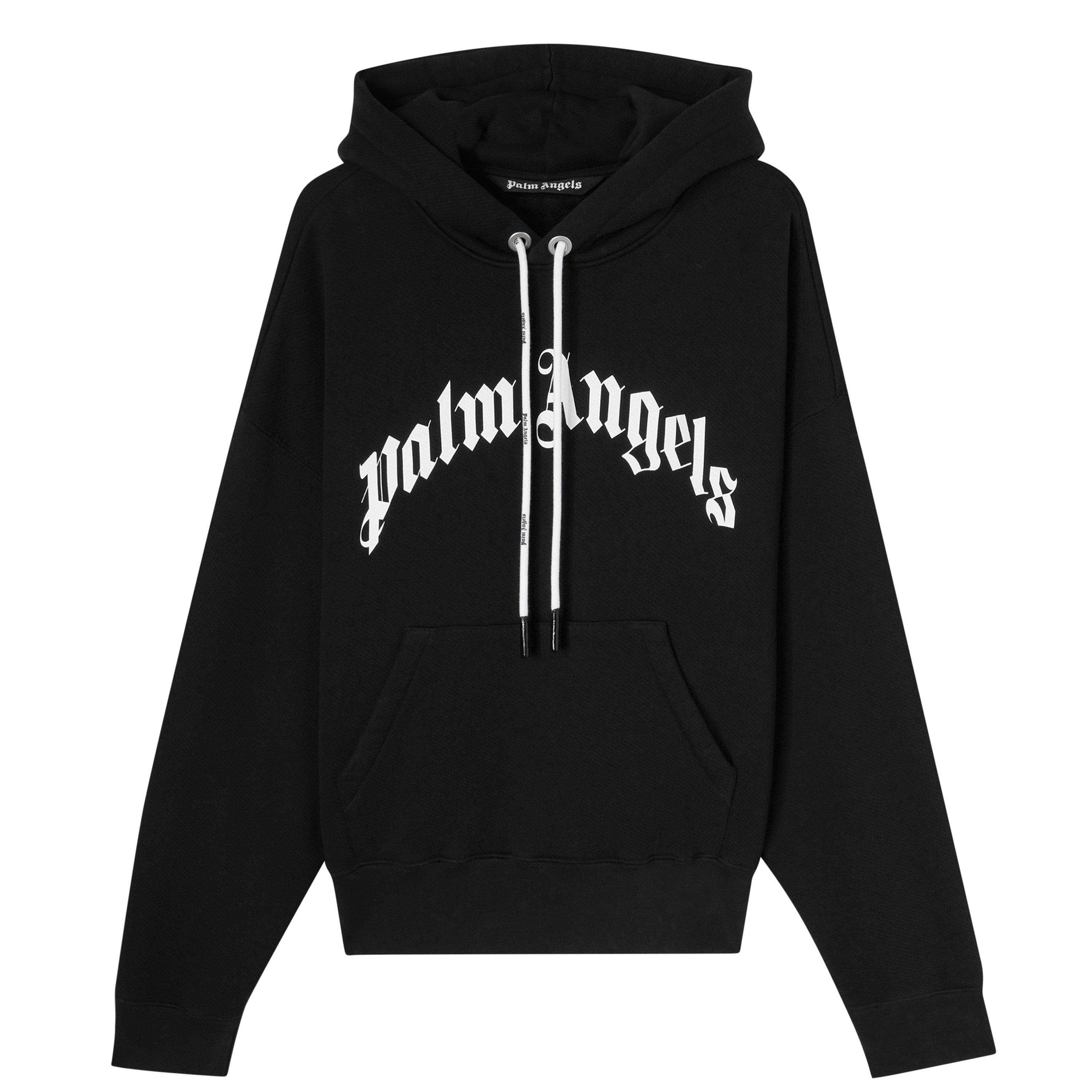 Palm Angels Curved Logo Hoodie OTH Hoodies Cruise Fashion